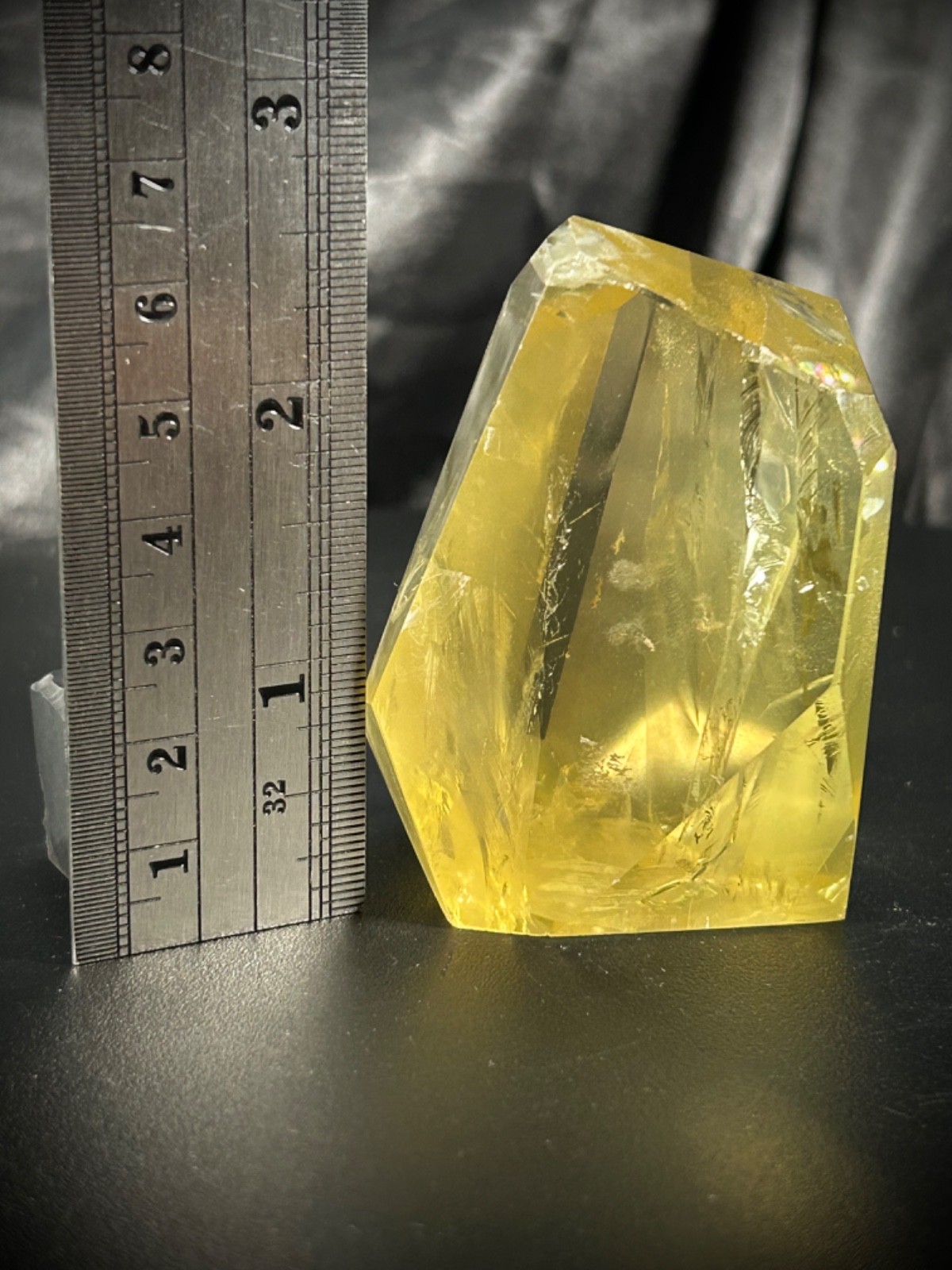 2.54″ High Clarity Citrine Geometric Freeform 6.9oz (194 grams)