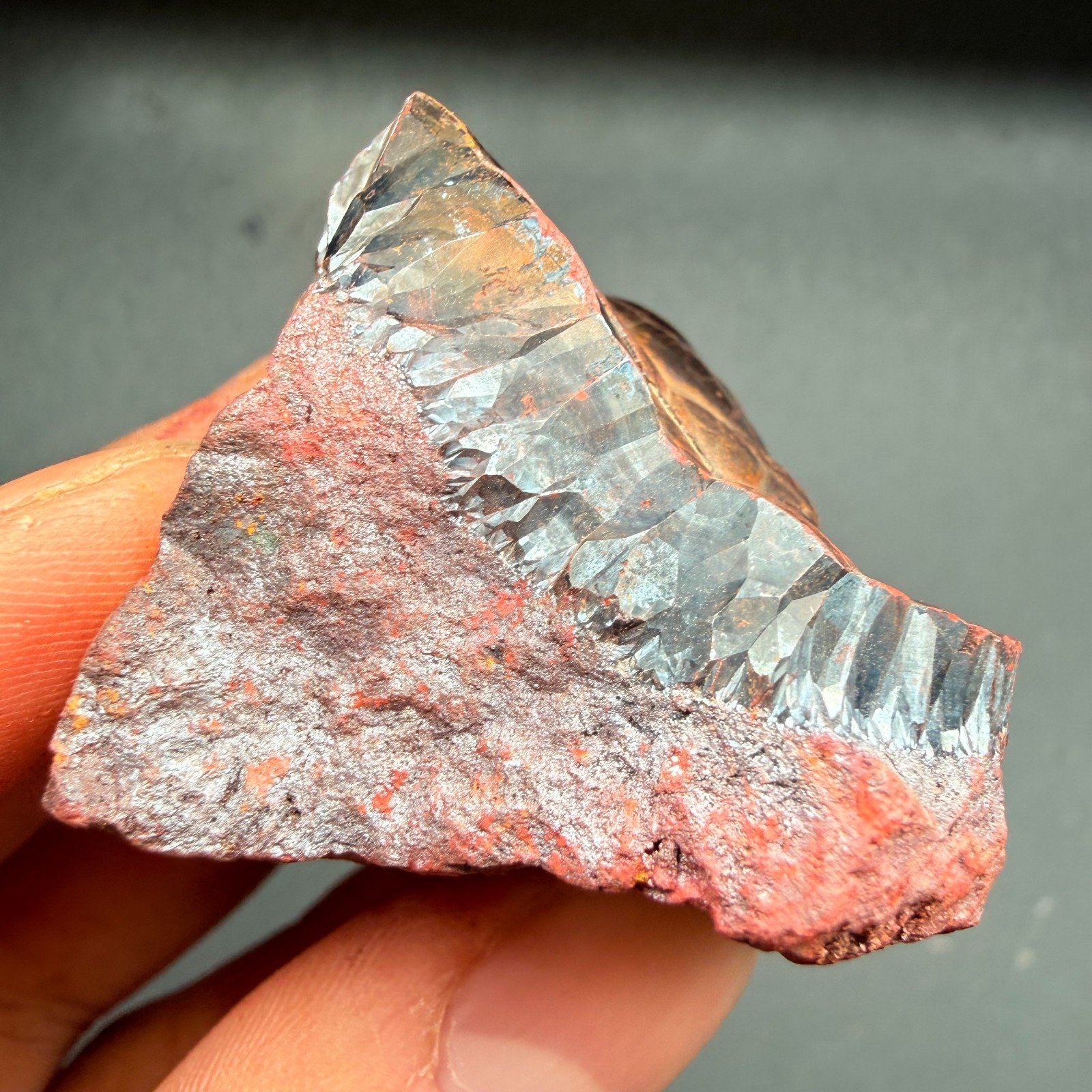 Botryoidal Hematite Specimen from Morocco 185g – Natural Iron Rose Formation
