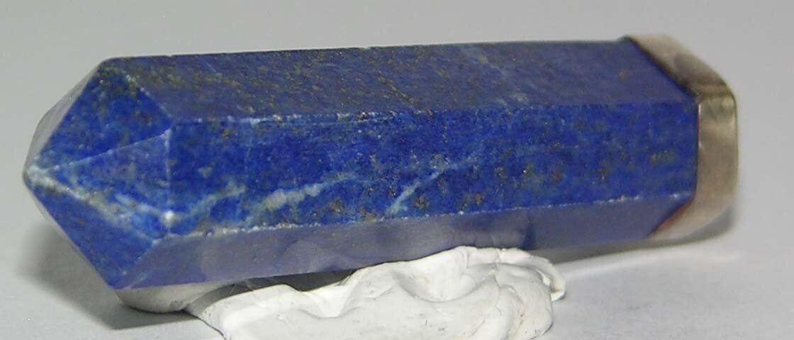 #26 52.70ct Afghanistan 100% Natural Lapis Lazuli Crystal Pendant 10.50g 45mm