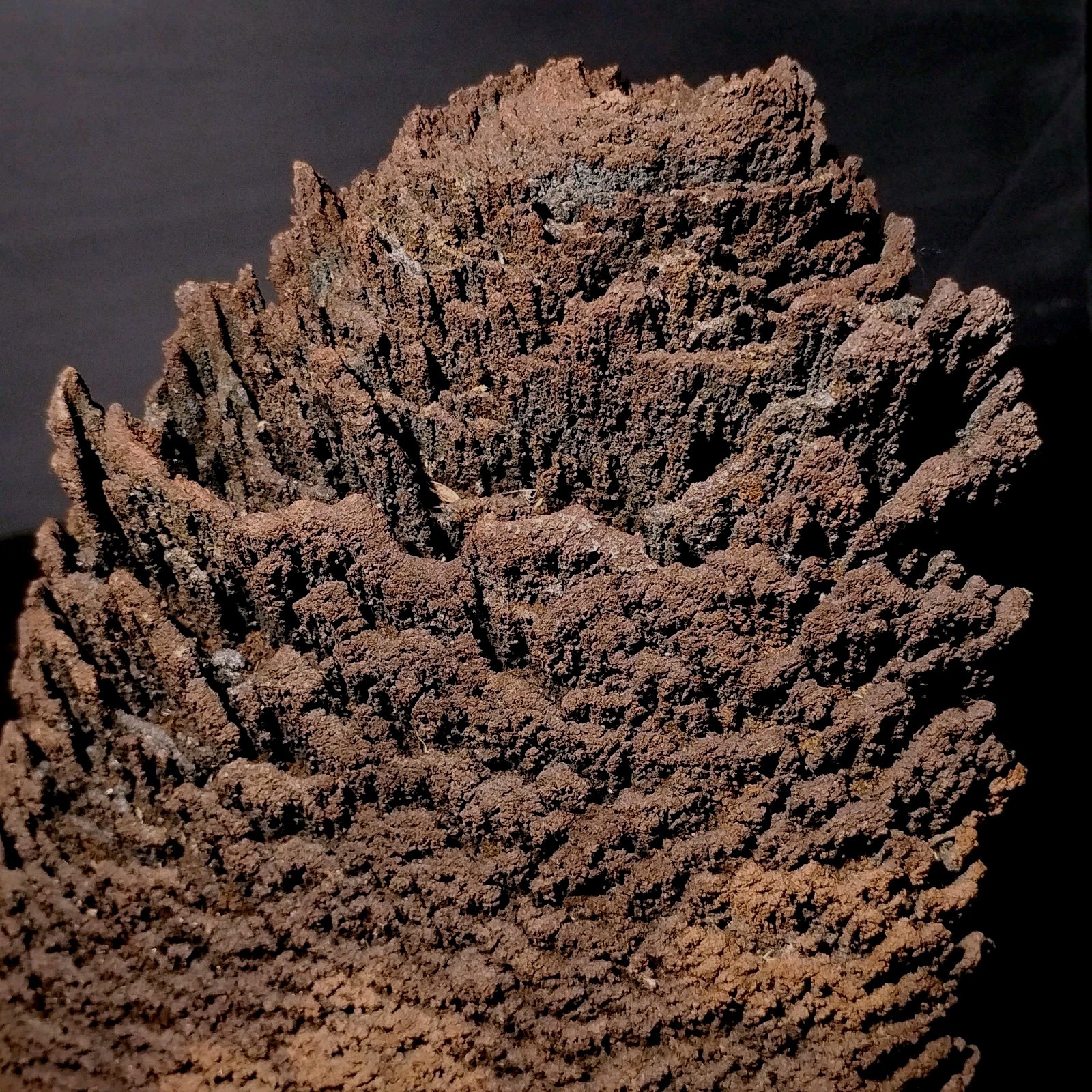 Massive Odd Rare Crystalline Iron Concretion 19.6 Lbs