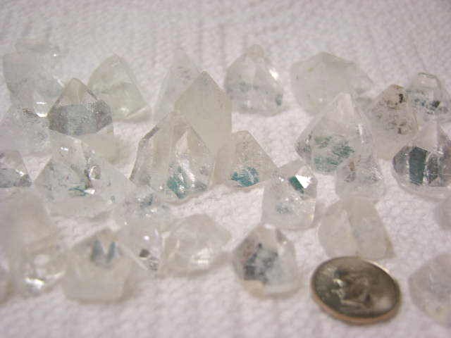 Apophyllite crystals terminated all natural rare India 6 crystals per buyer