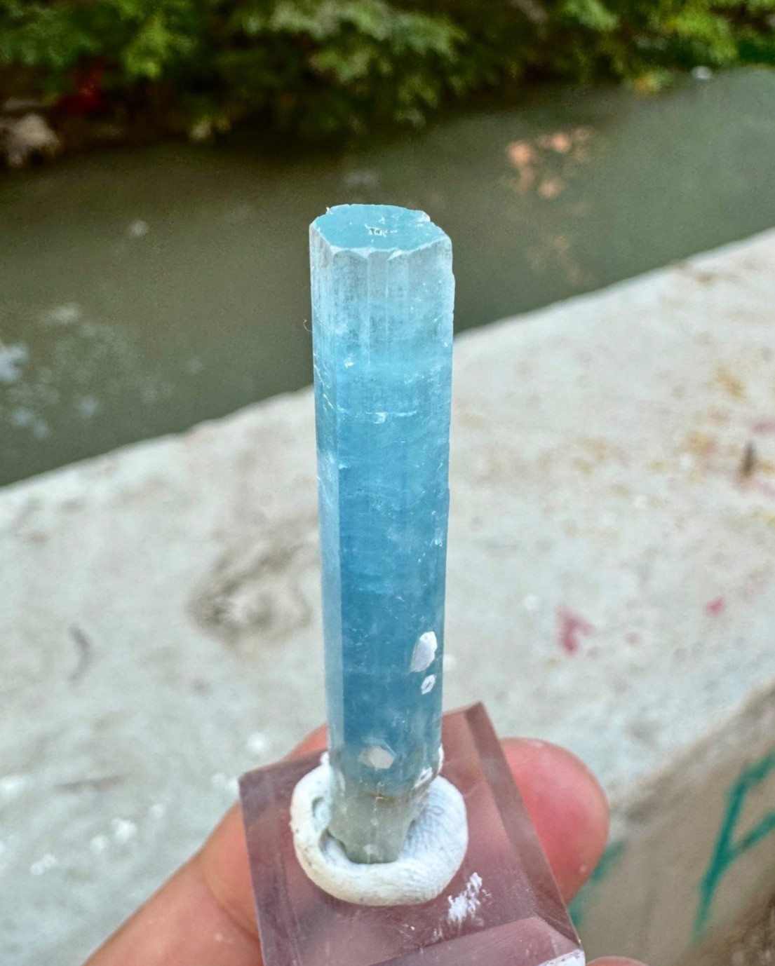 Natural Rich Blue Aquamarine Crystal , Shigar Valley , Skrdu @ Mineral Specimens