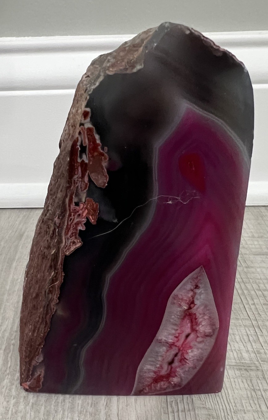Pink Dyed Brazilian Agate Polished Beautiful BIG 5.5lbs