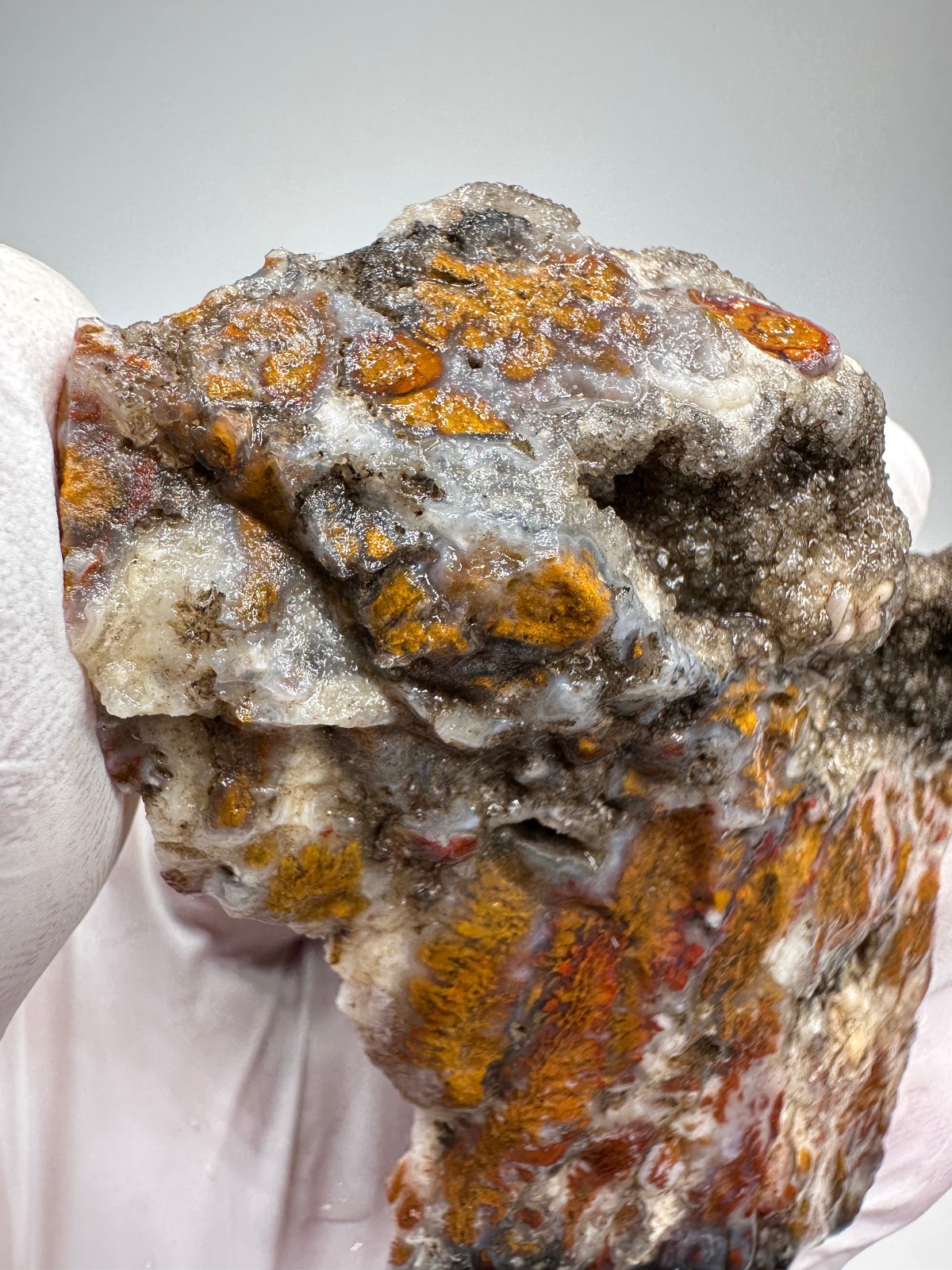 RARE Wingate Pass Plume Agate End-Cut Slab (a.k.a. Death Valley Plume)