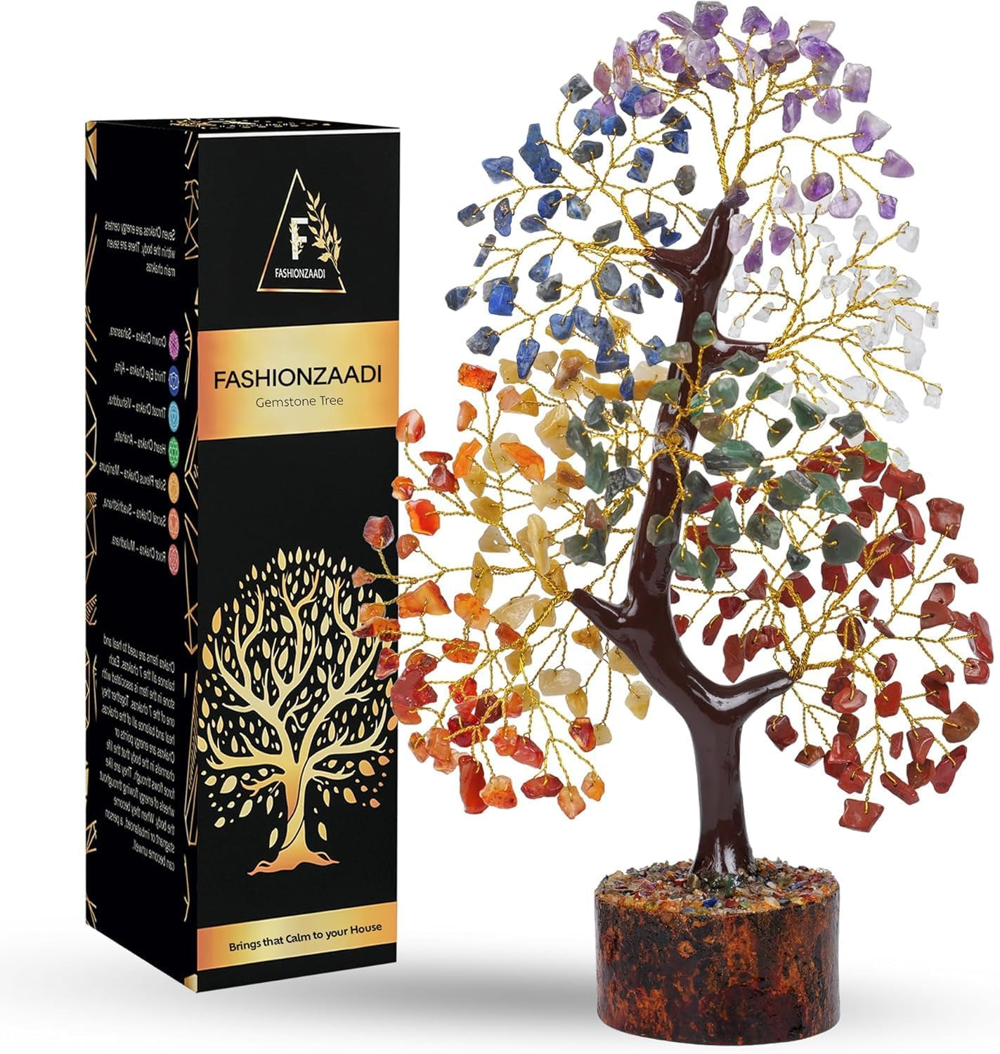 7 Chakra Tree of Life – Crystals & Healing Stones | Birthday Gifts for Women | C