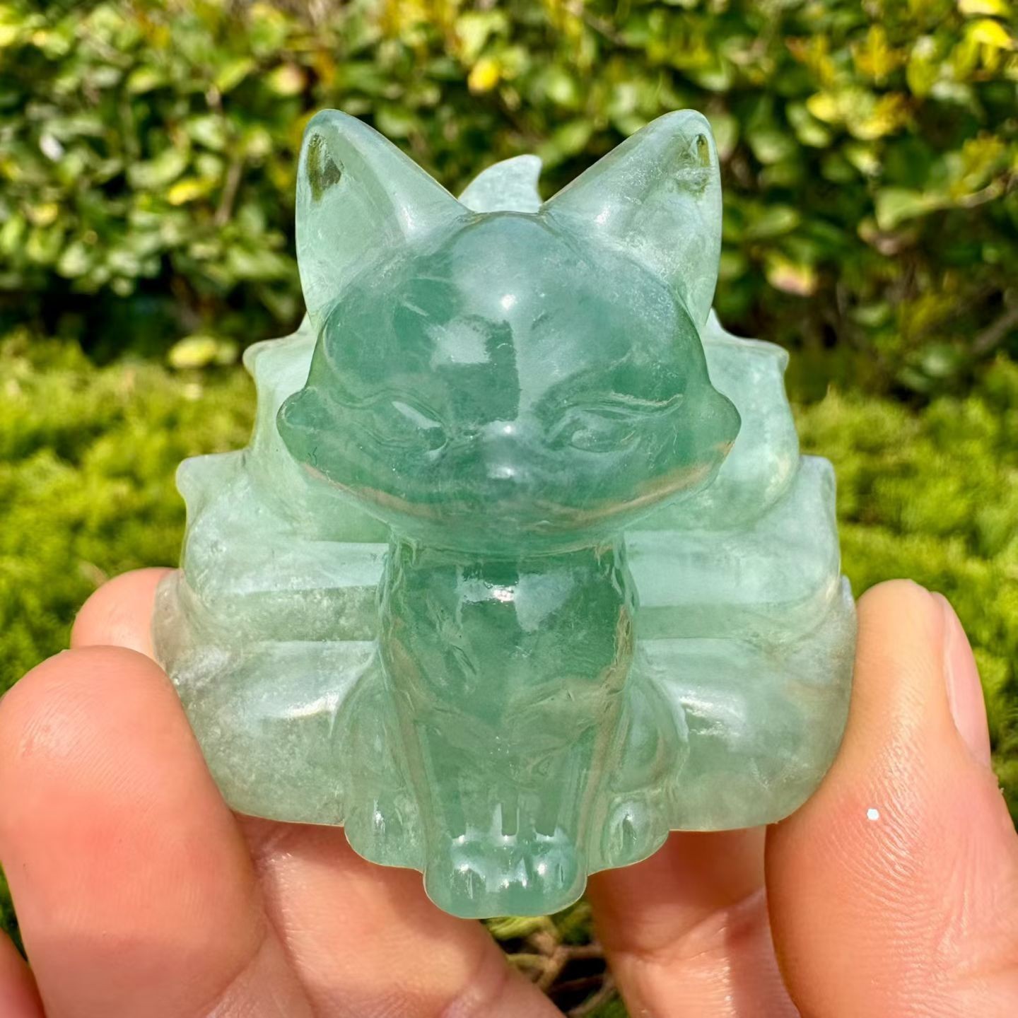 1pc Natural Mixed Fox Quartz Carved Skull Crystal Reiki Healing Gift Decor
