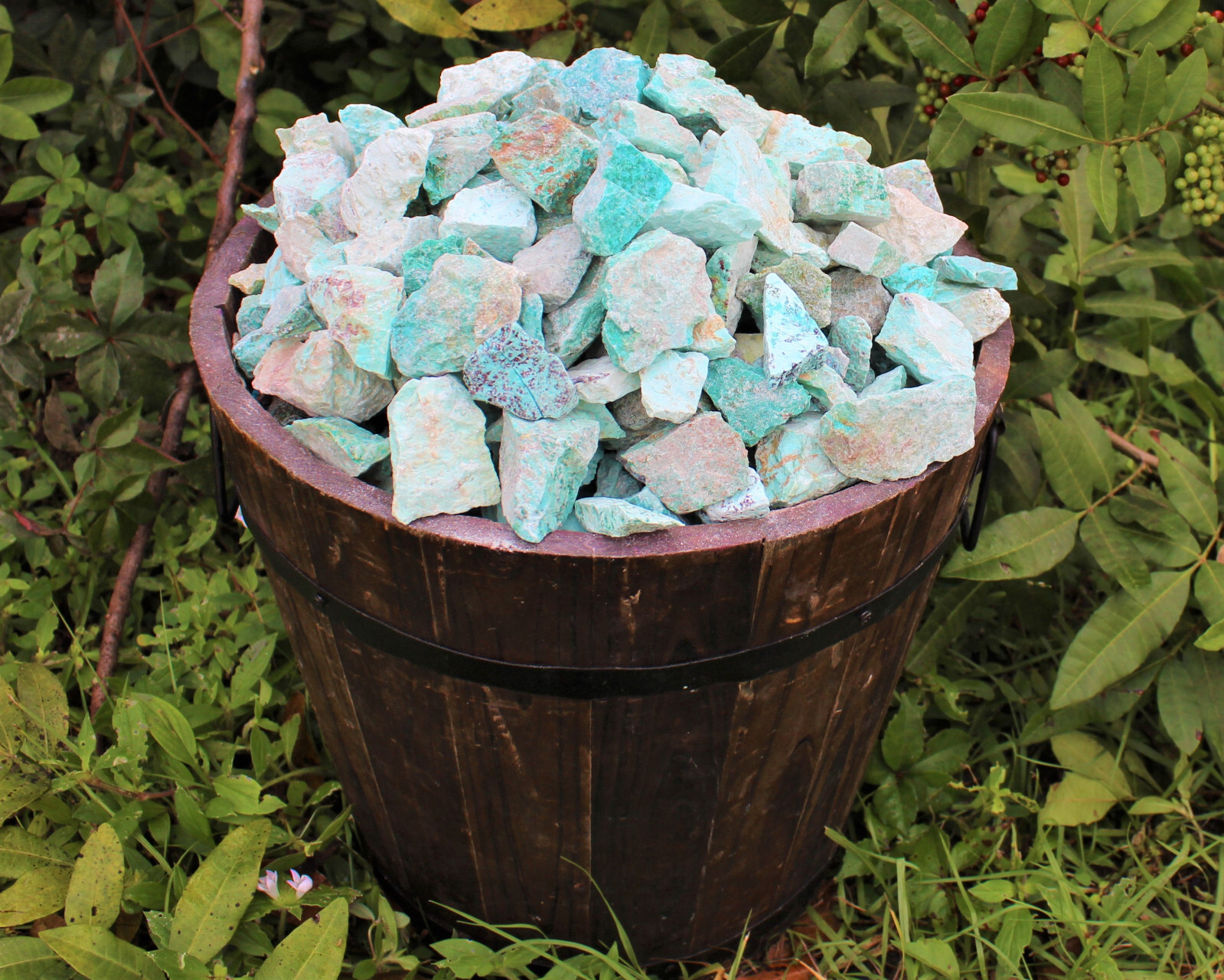LARGE Turquoise Rough Natural Stones (2-4″): Choose Oz or lb Wholesale Bulk Lots