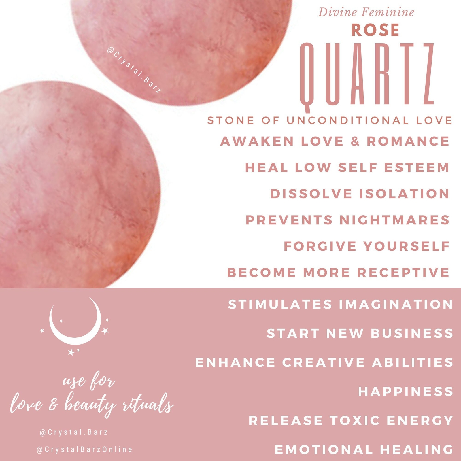 Rose quartz tower – rose quartz generator – rose quartz crystal tower –