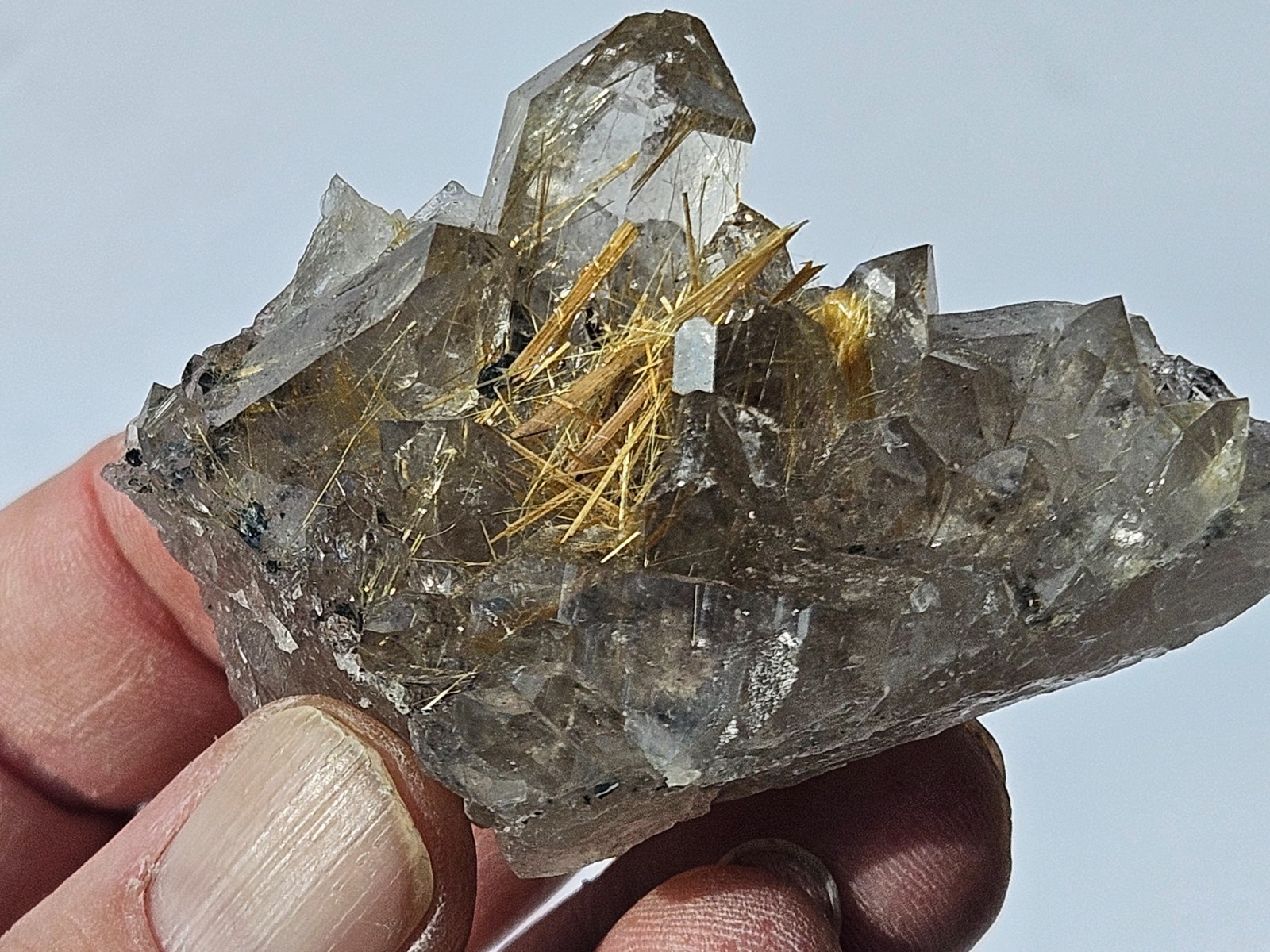 94g Rutilated Rutile Quartz from Novo Horizonte, Bahia, Brazil