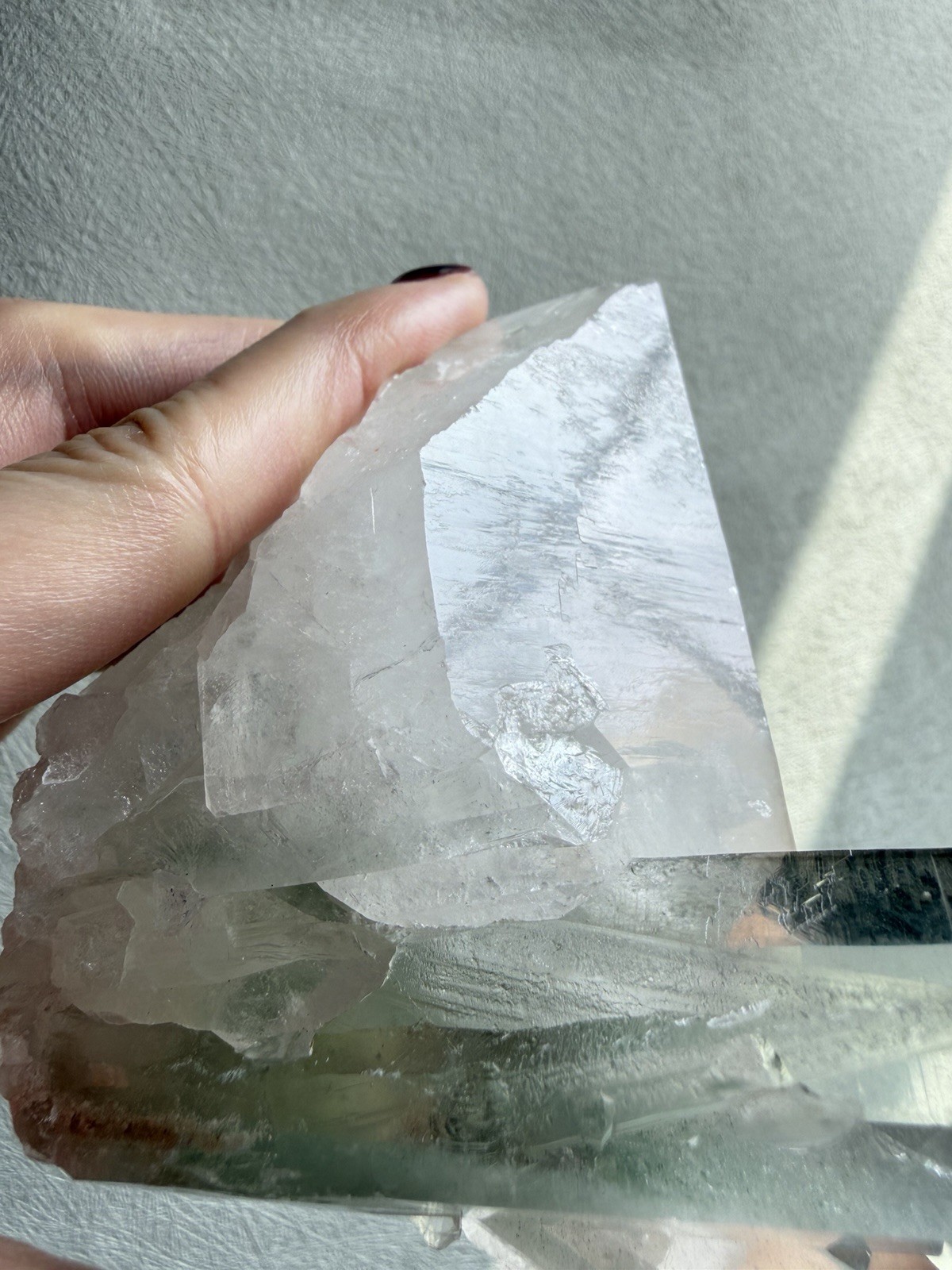 Zeca de Souza Brazil Quartz Cluster with Chlorite Inclusions & Elegant Vertical