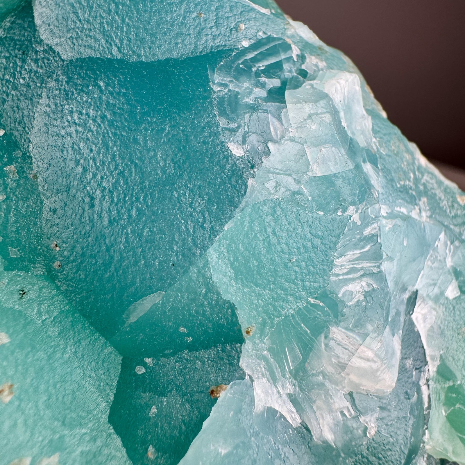 Fine Large Blue Smithsonite: Kelly mine, Magdalena, Socorro Co., New Mexico