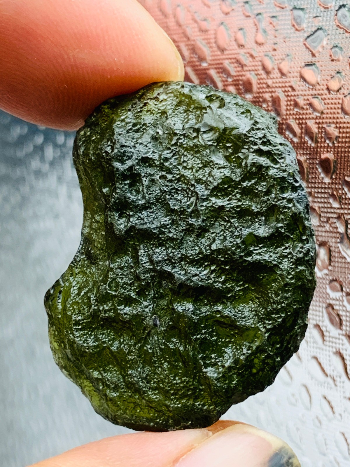 TOP Moldavite Raw Moldavite Crystal from Czech Republic PICcertificate 50CT