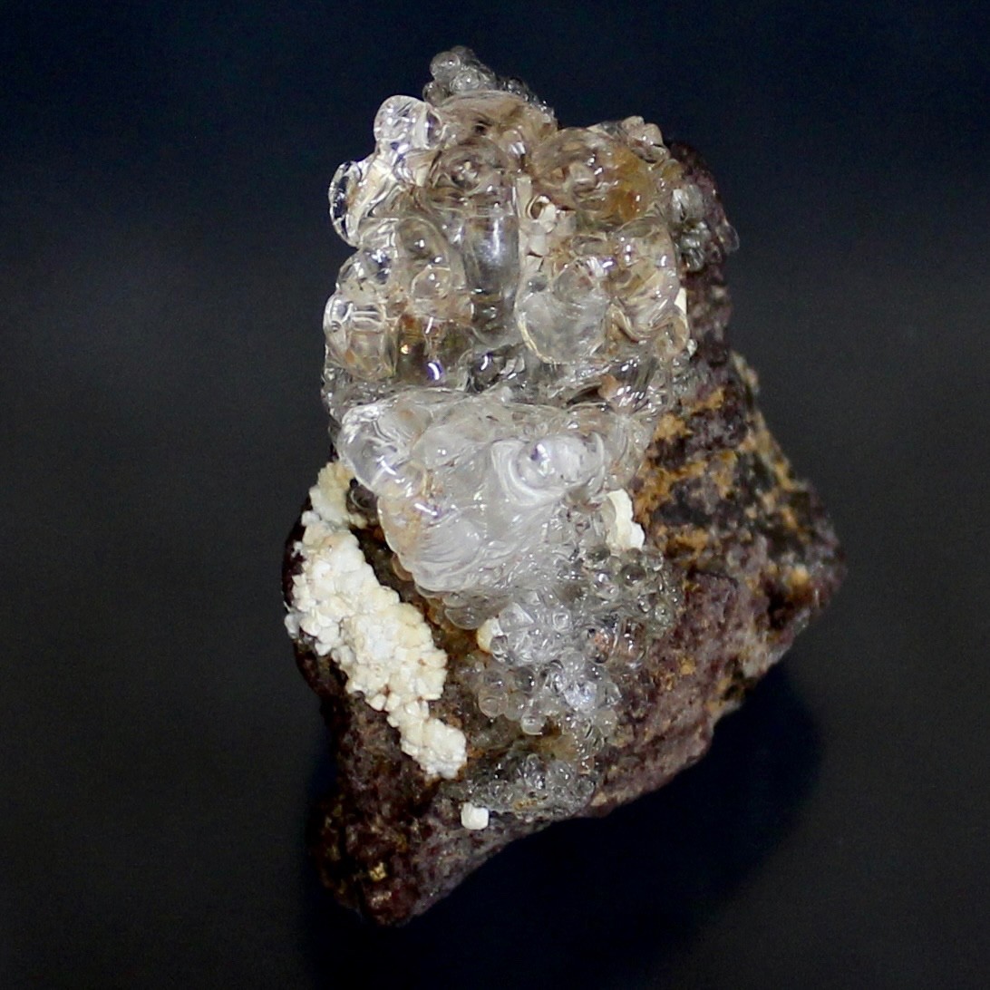 HYALITE, FLUORAPATITE. Valec, Karlovy Vary District, Czech Republic #5020