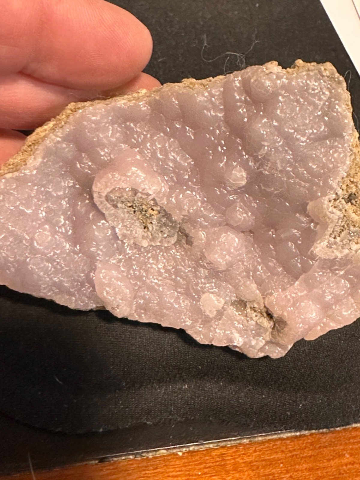 Large Lilac Pink Smithsonite Display Specimen