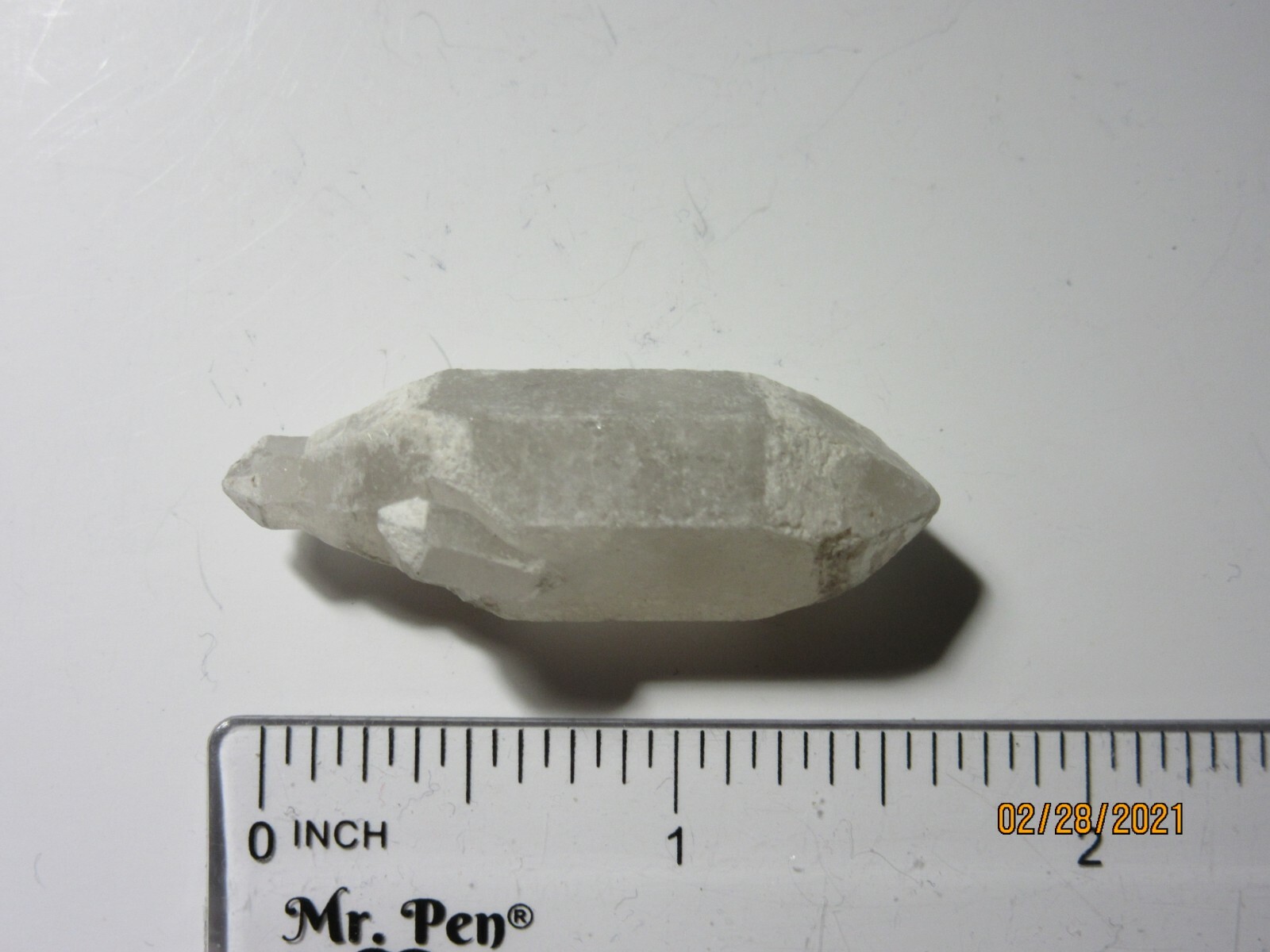 Tibetan SCEPTER Quartz DBL Term 1 11/16″ Natural Rough Healing 10.6g SQT-2