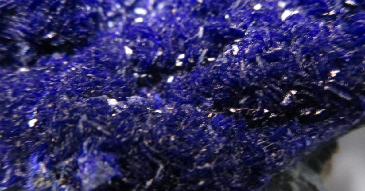 High Grade deep Blue Crystalline Azurite Morenci Mine Greenlee County, Arizona
