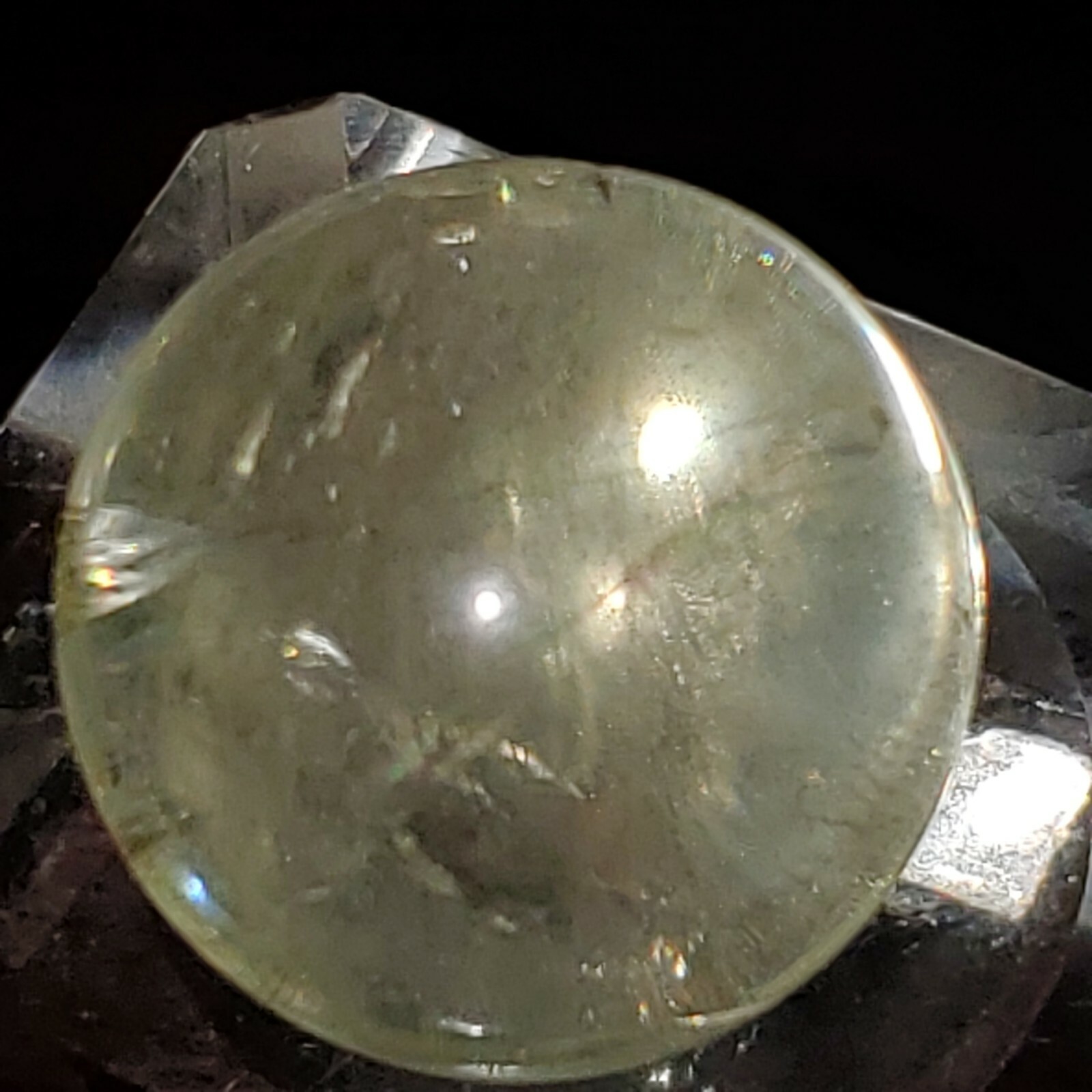 Citrine Sphere Ball Orb Marble 19.3mm, 11g
