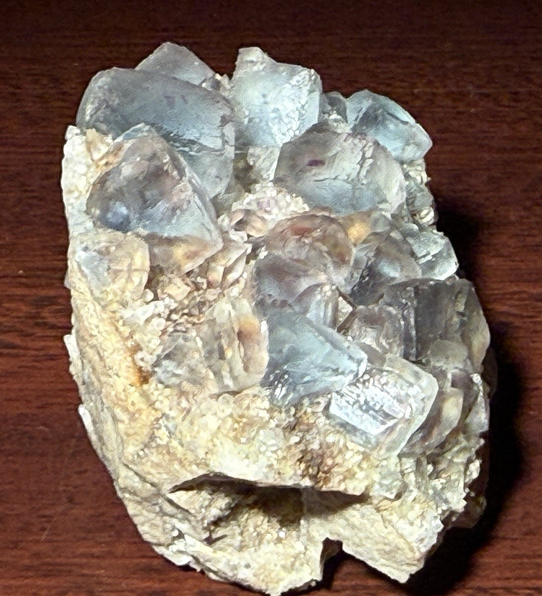 Blue terahexahedral FLUORITE – Hickey No. 1 Mine, Socorro County, New Mexico