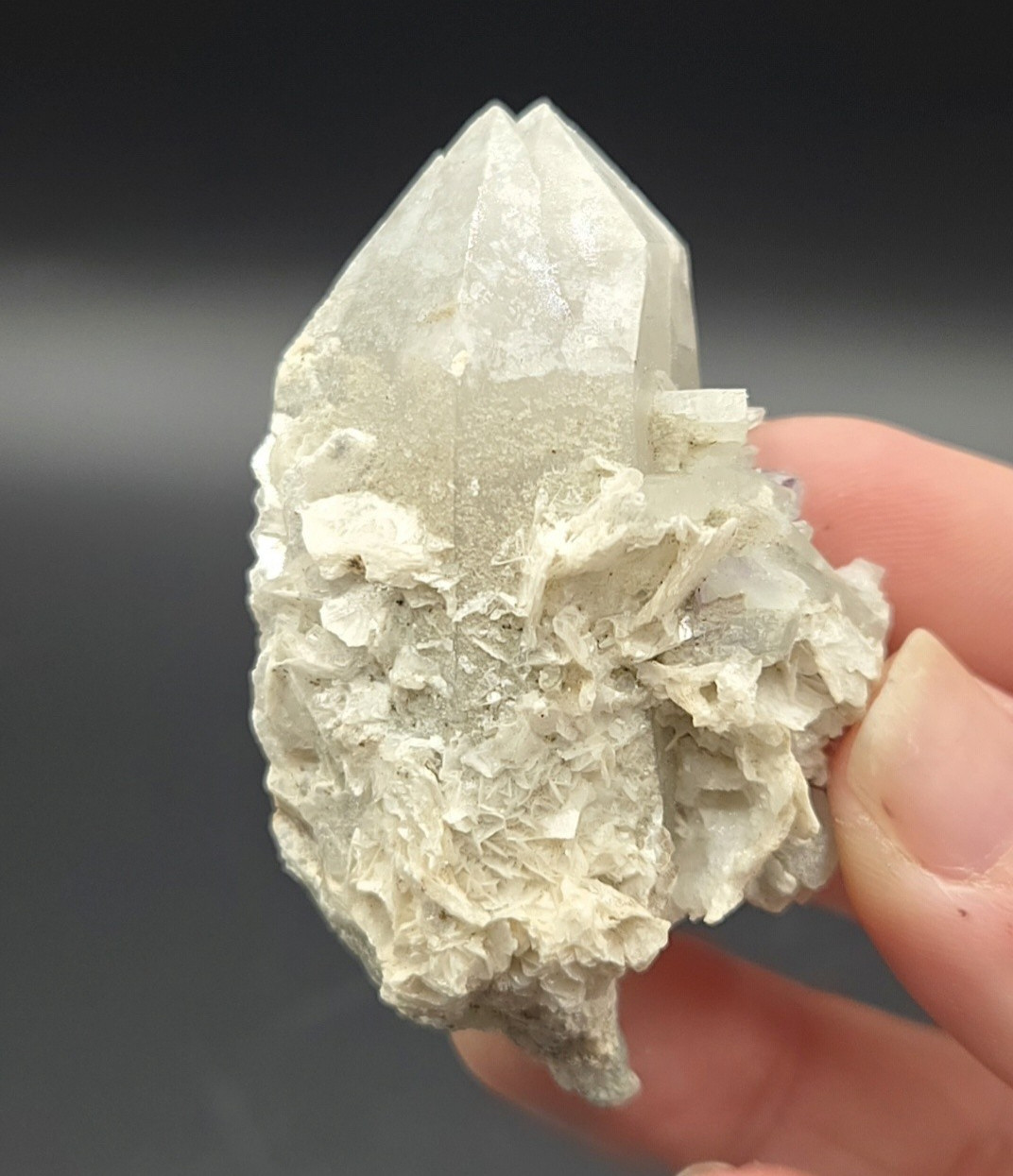Lovely Quartz & Purple Fluorite Crystal – YGX China (laseal)