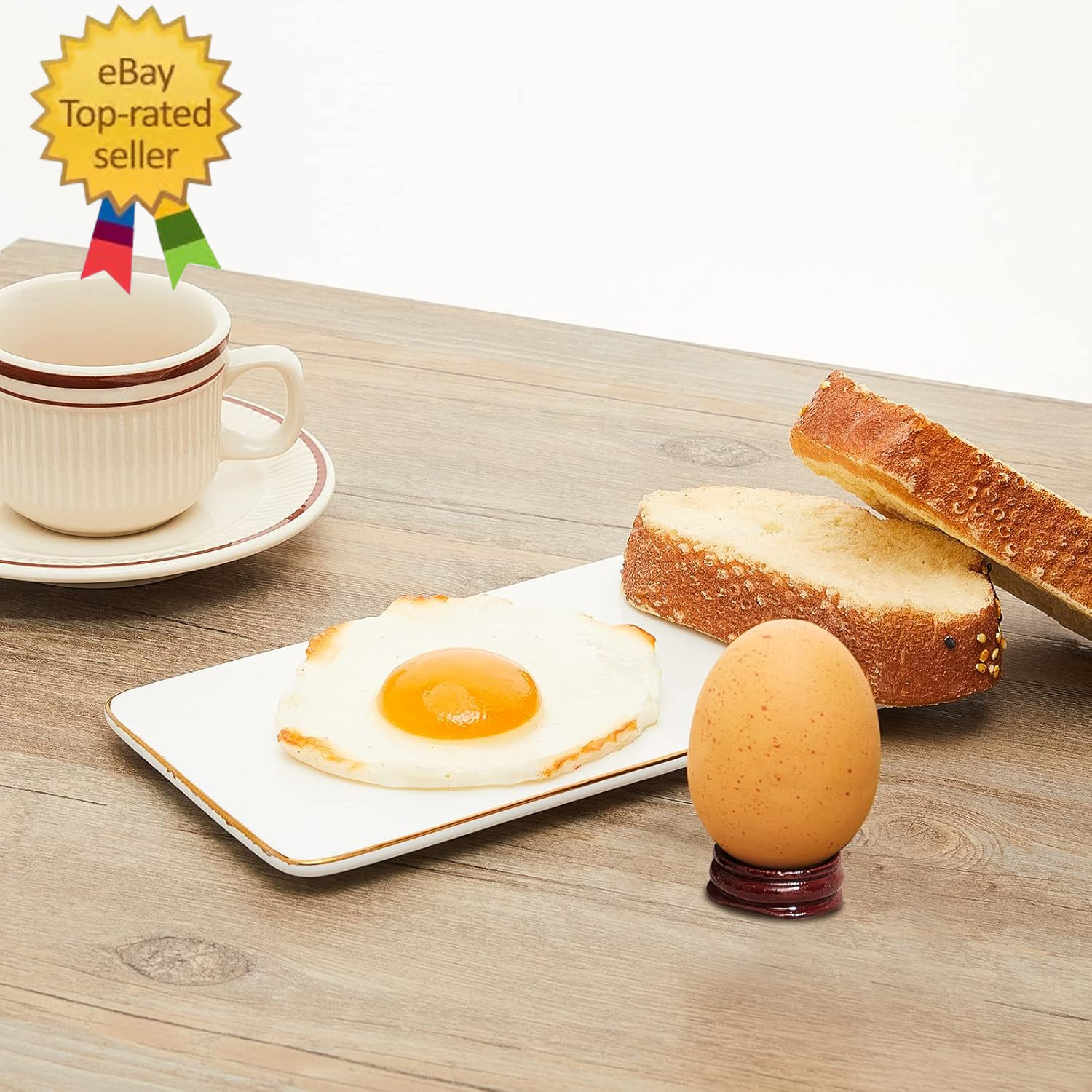 15 Pcs Sphere Stands for Display Crystal, Crystal Holder Wood Egg Ball Stand