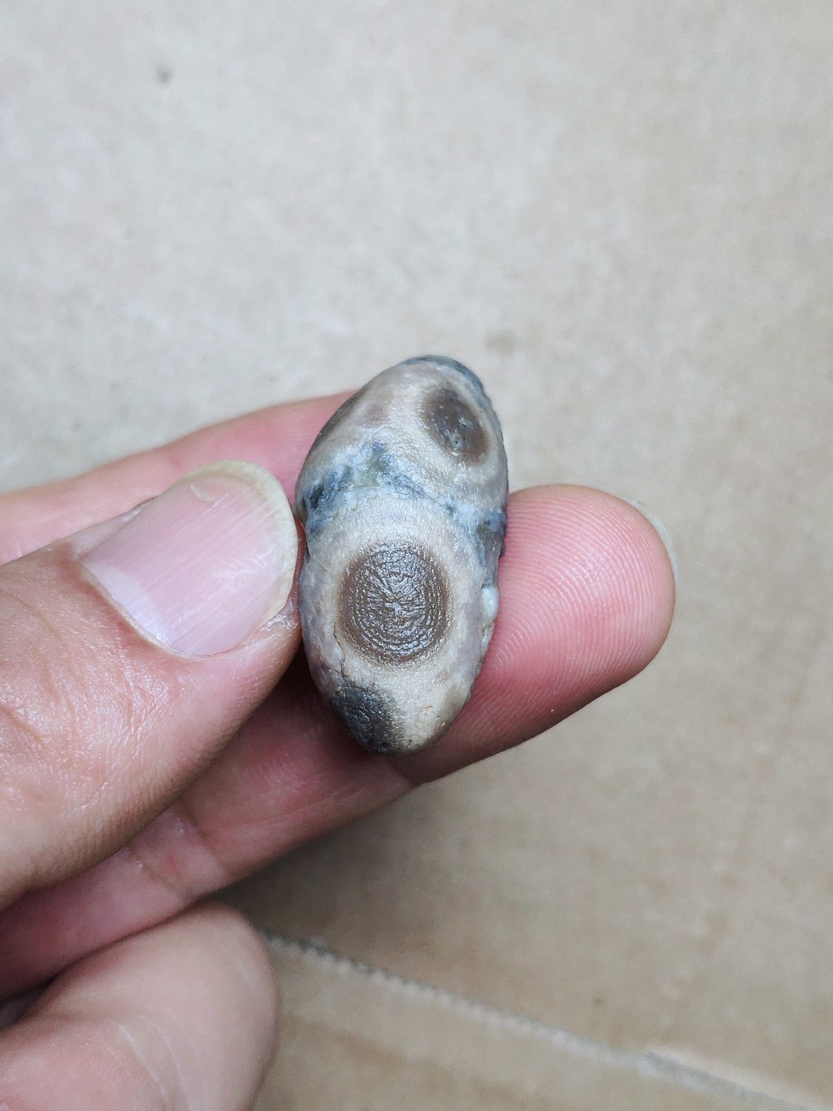 36mm Natural Gobi Agate eye agate stone collection Landscape stone