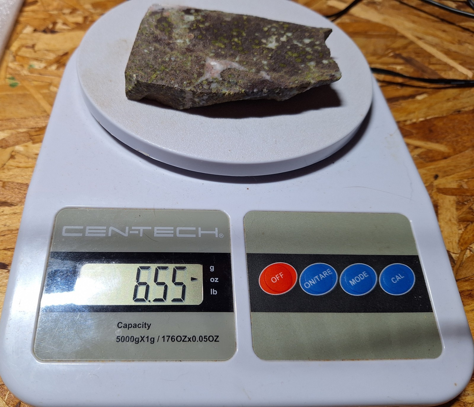 Pretty Epidote Calcite Copper and Quartz Pockets In Basalt -Polished Stone Slab