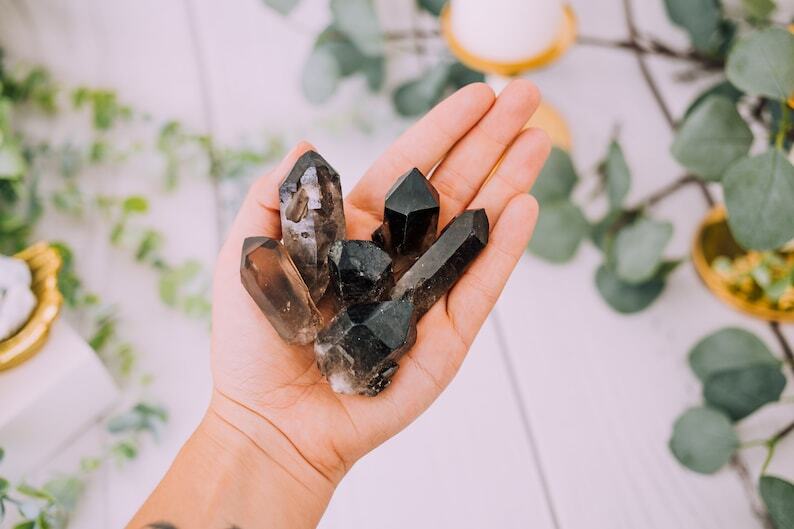 Natural Smoky Quartz Crystal Points, Small Smoky Quartz Point,Wholesale Bulk Lot