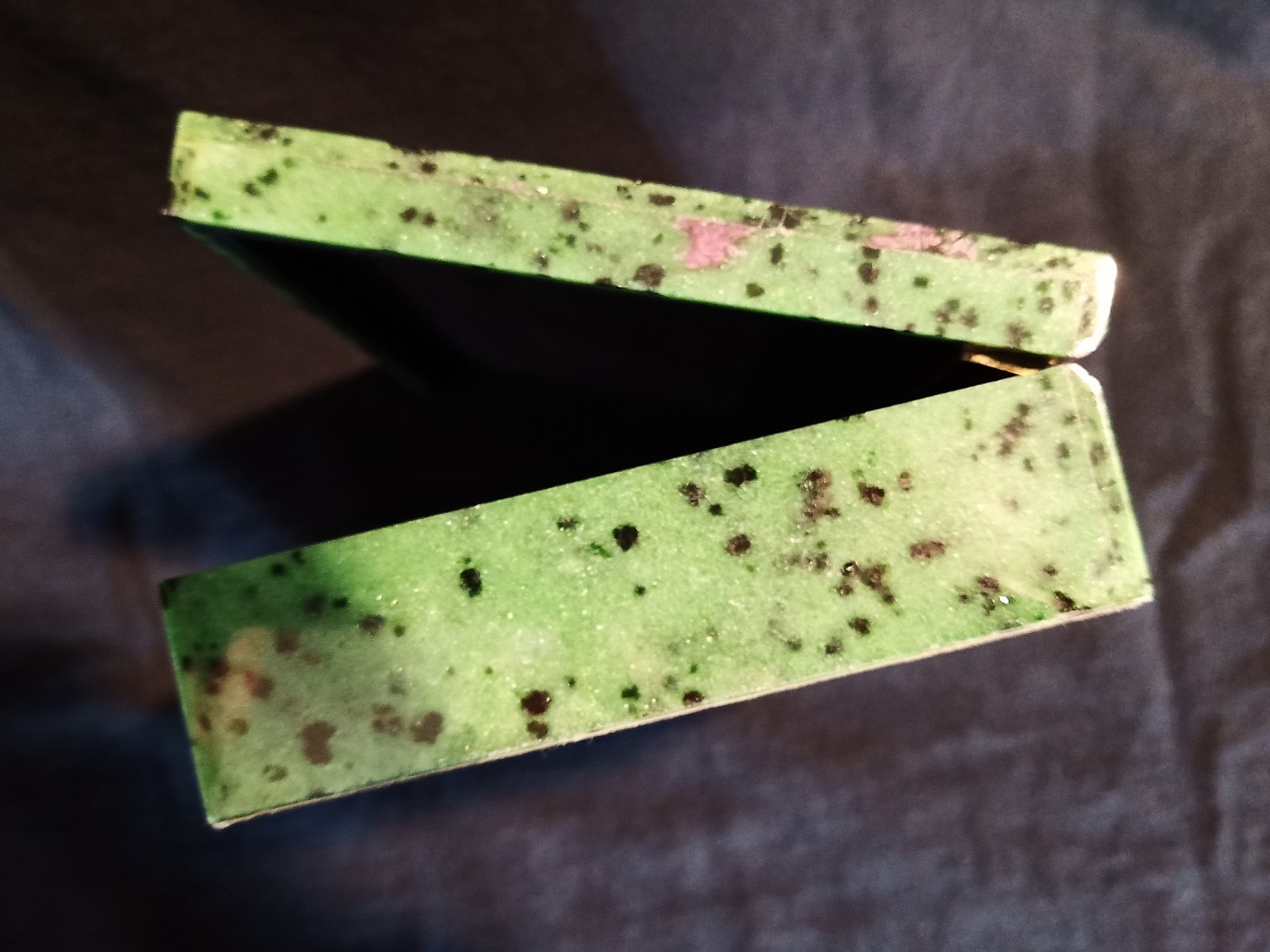 Ruby in Zoisite Box, Large 4″x6″ Mint Condition, Beautiful Color and Pattern