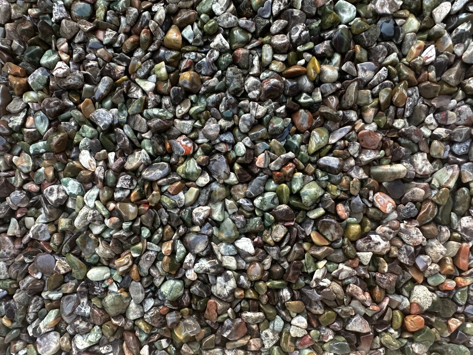 Grade A++ Rhyolite Semi Tumbled Gemstone Chips 3 – 9 mm, Wholesale Bulk Lot
