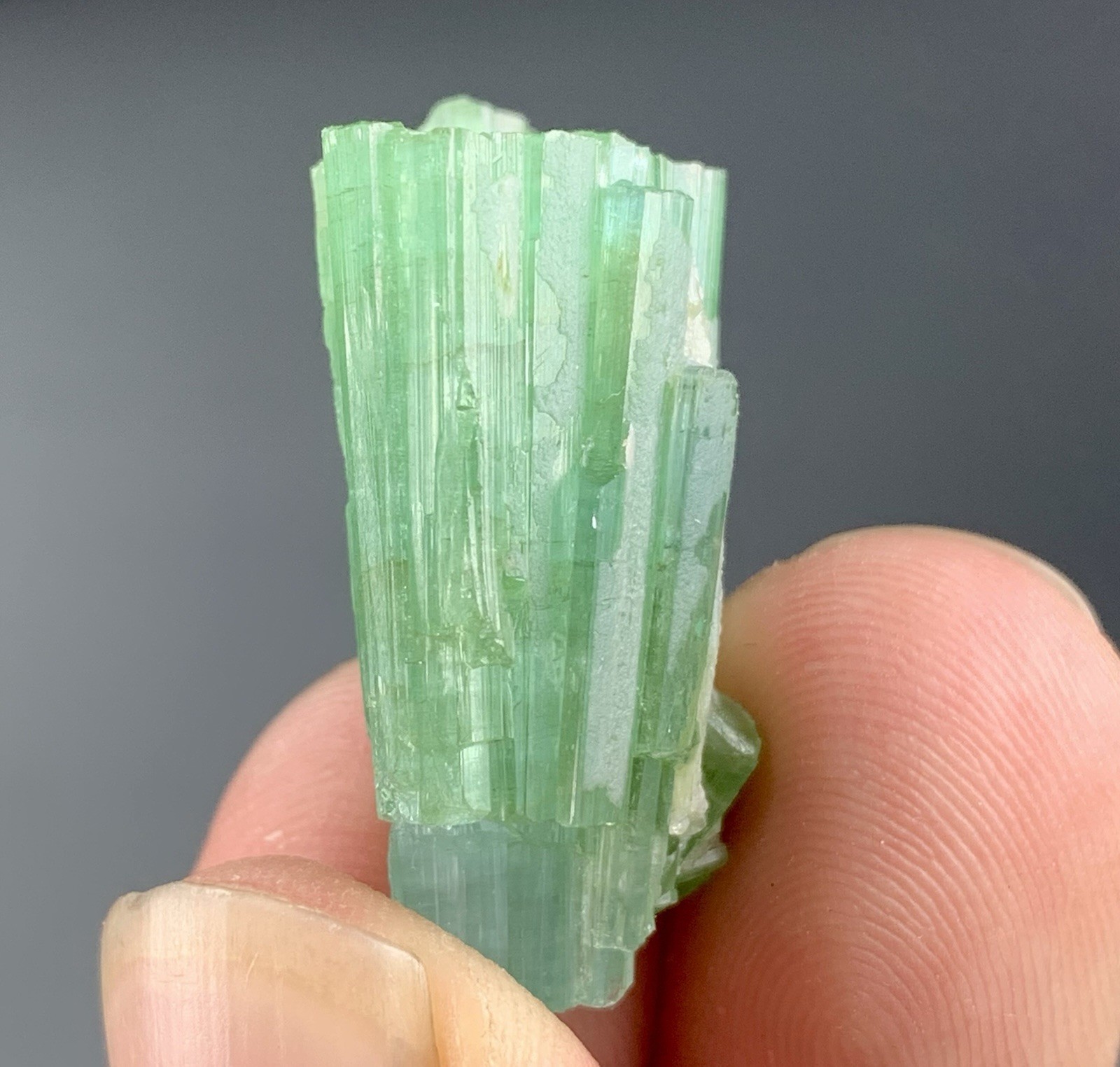 50 Cts Tourmaline Crystals Bunch With Specimen From Afghanistan.