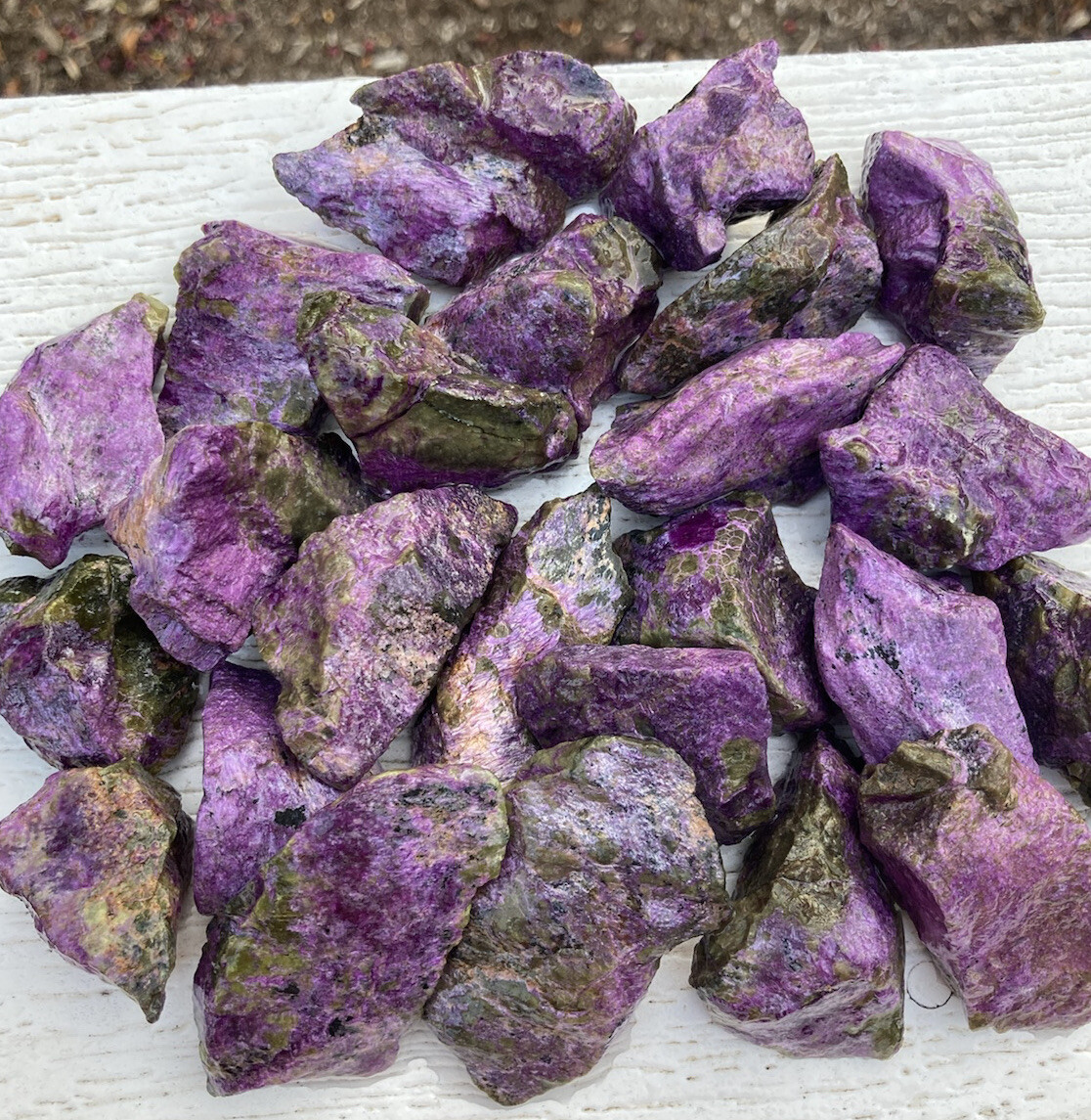 Natural STICHTITE & SERPENTINE Raw Healing Crystal Barberton South Africa 1.5-2″