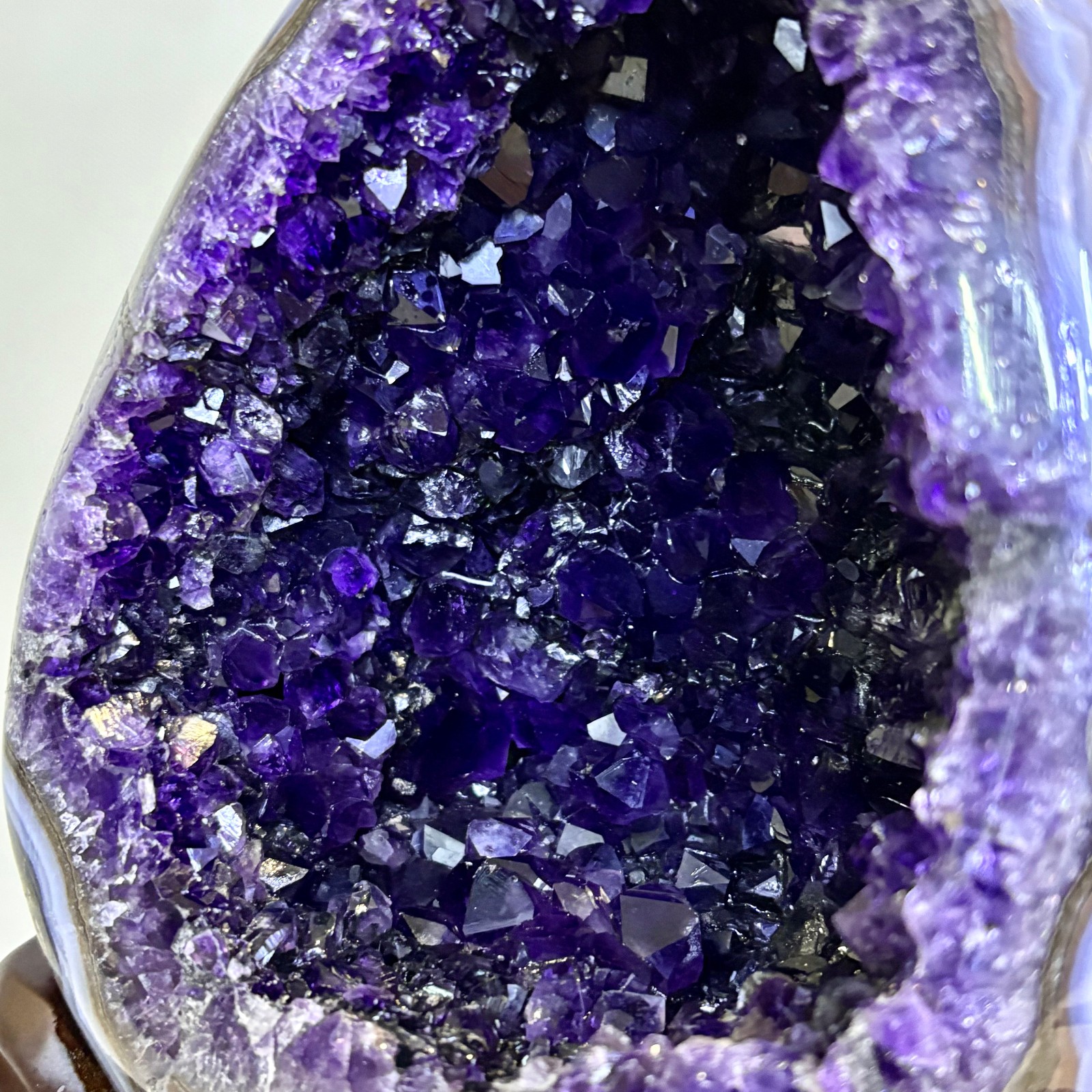 10.3LB Natural amethyst Dinosaur egg Quartz Crystal specimen healing