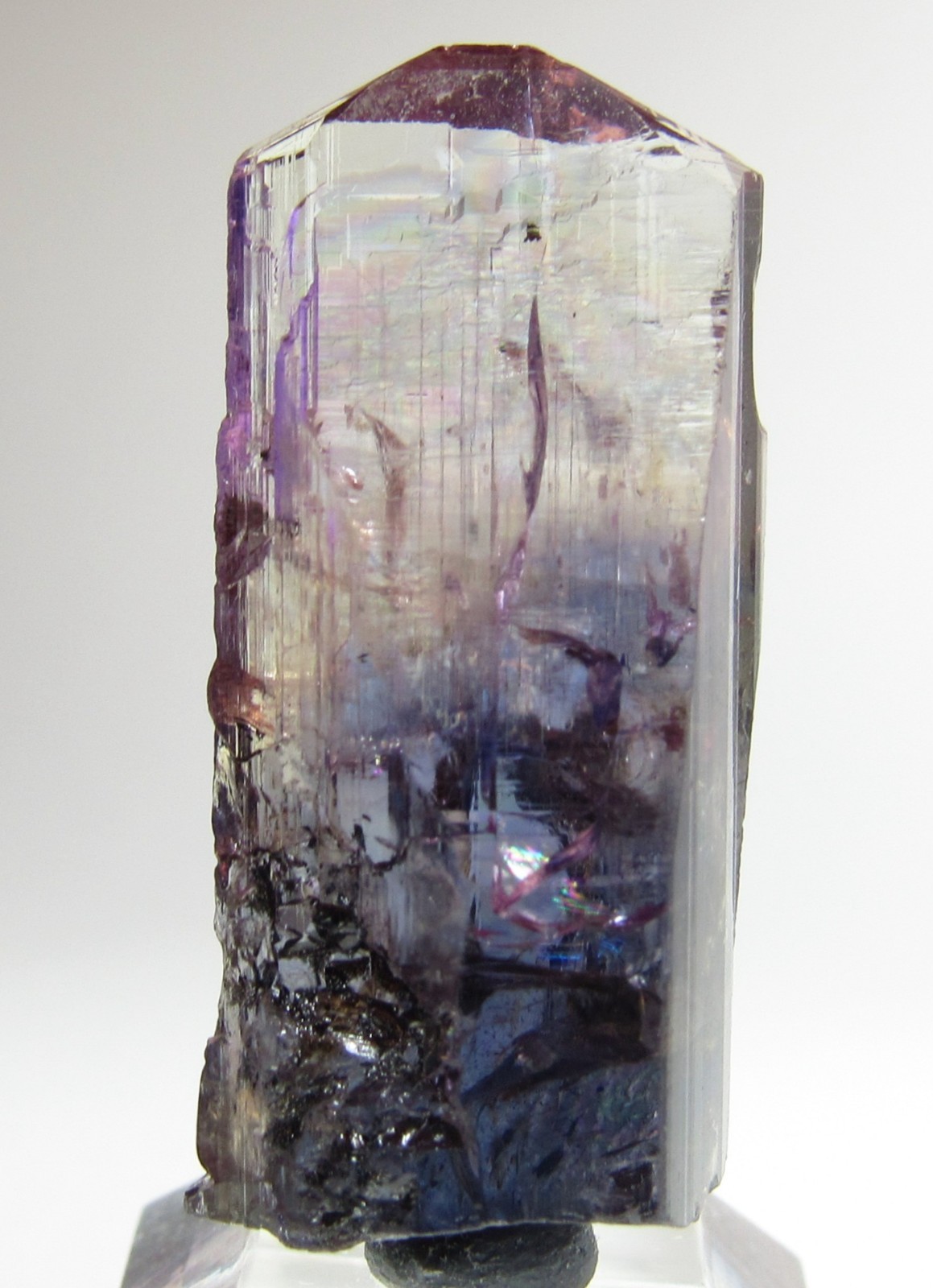 ENTICING ULTRA RARE UNHEATED IRIDESCENT FANCY COLOR GEM TANZANITE!!!! TANZANIA