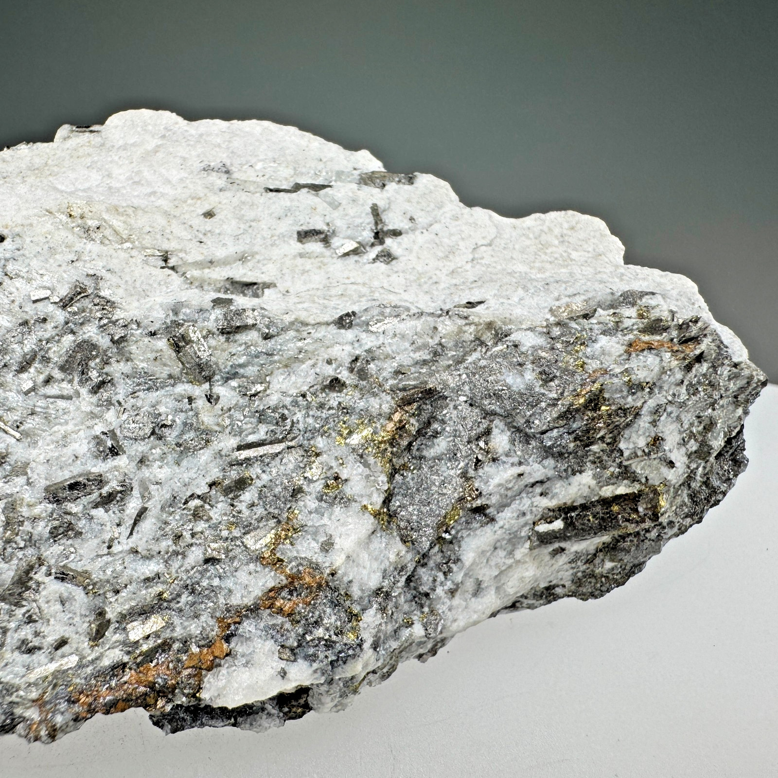 Nice Arsenopyrite Crystals: Wald tunnel, A9 Motorway tunnels, Styria, Austria