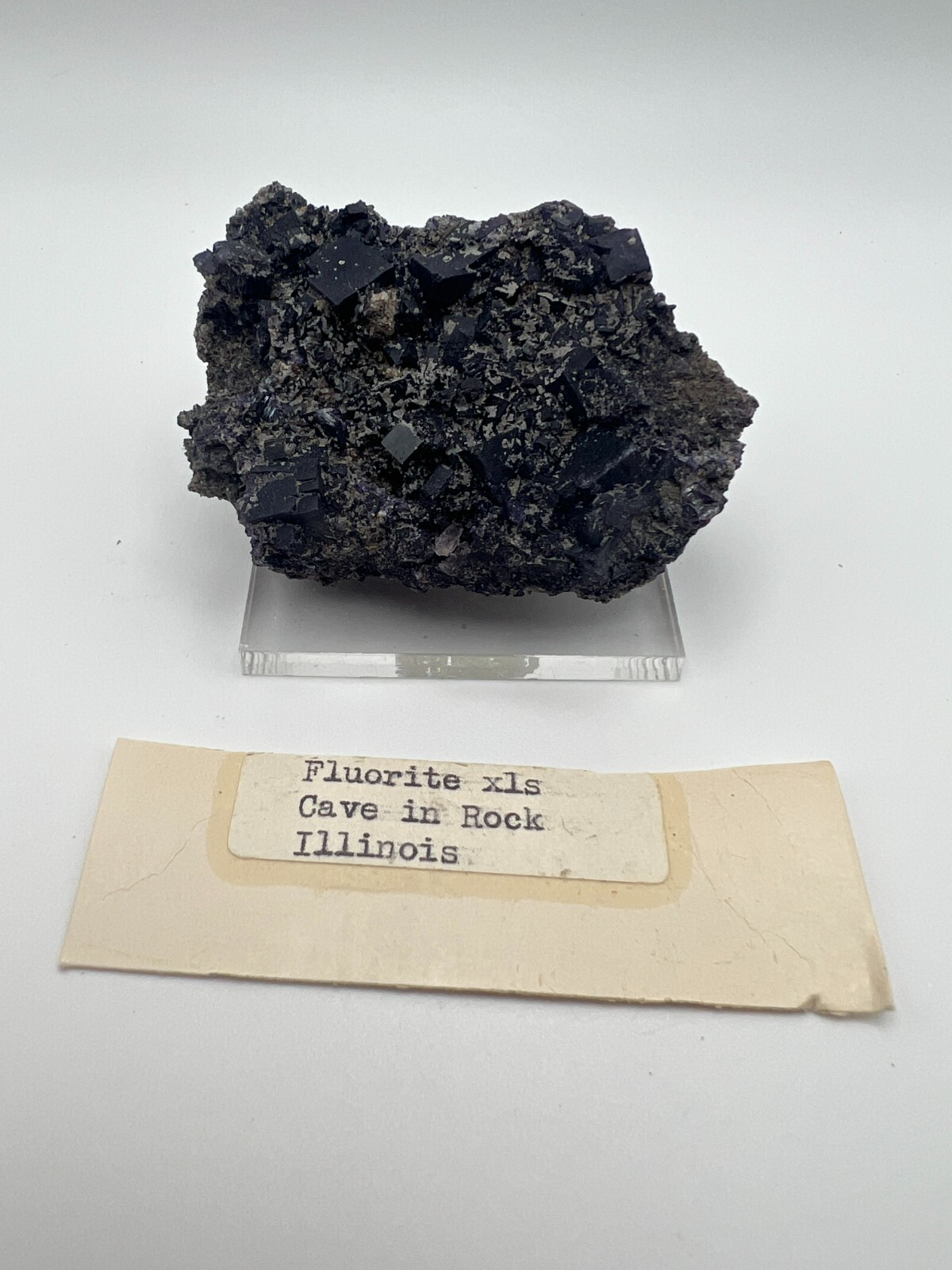 Old-time Cave-In-Rock Purple Fluorite, Illinois