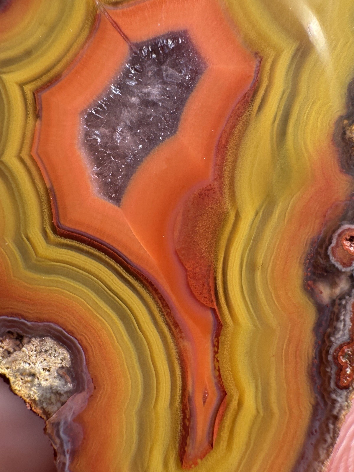 0.6oz Alimajo Malawi Agate Polished Pair From Africa