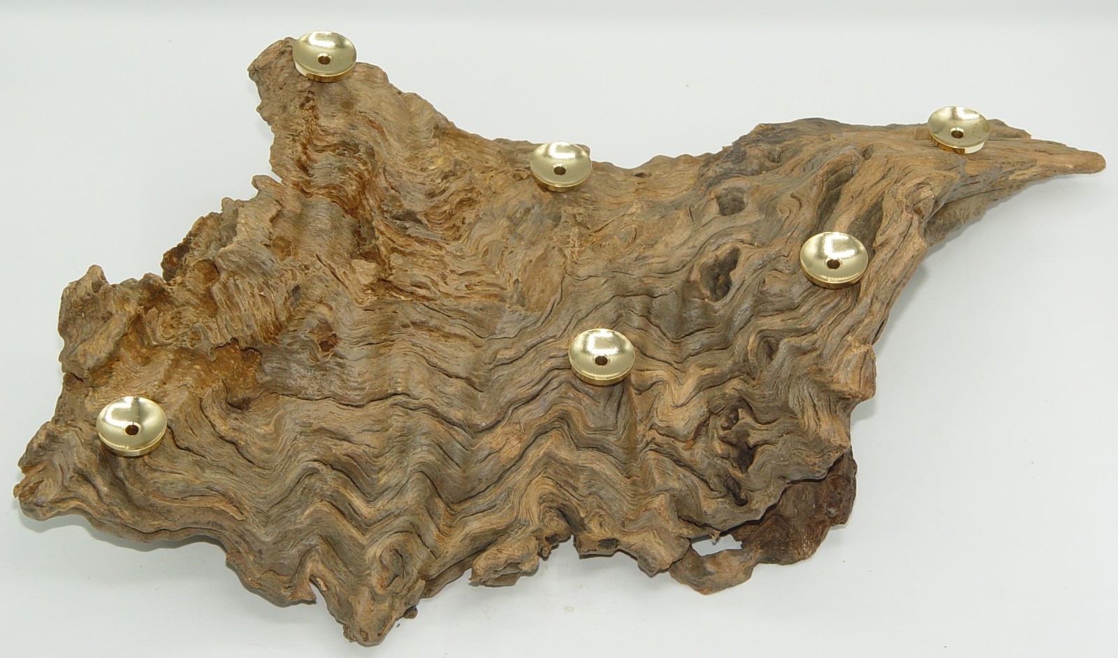 Natural Driftwood Multi 6 Sphere Holder Wood Nature Earth Unique Stand Display