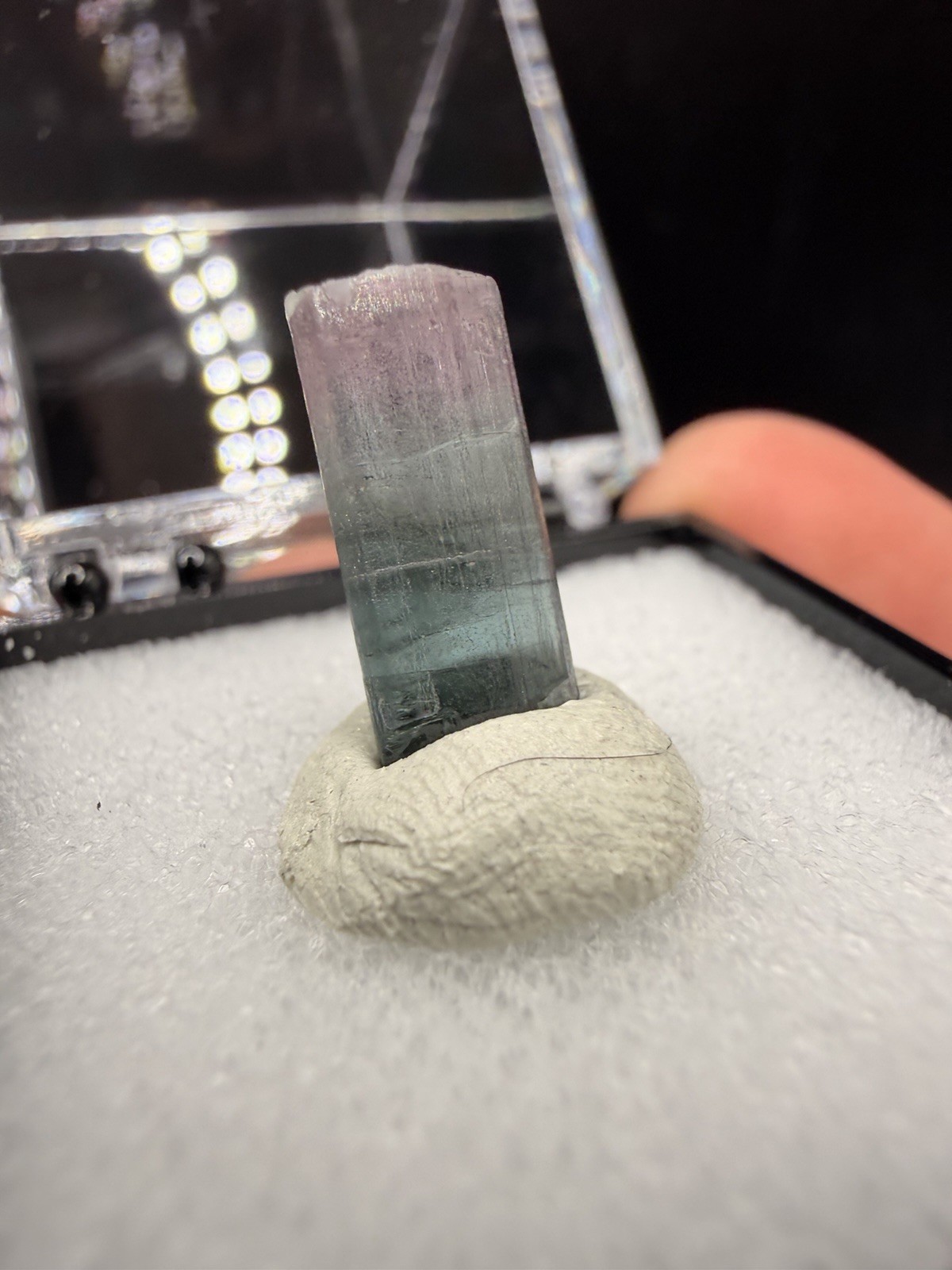Gemmy Bi-Color Elbaite Tourmaline Crystal (Thumbnail) – Paprok, Afghanistan