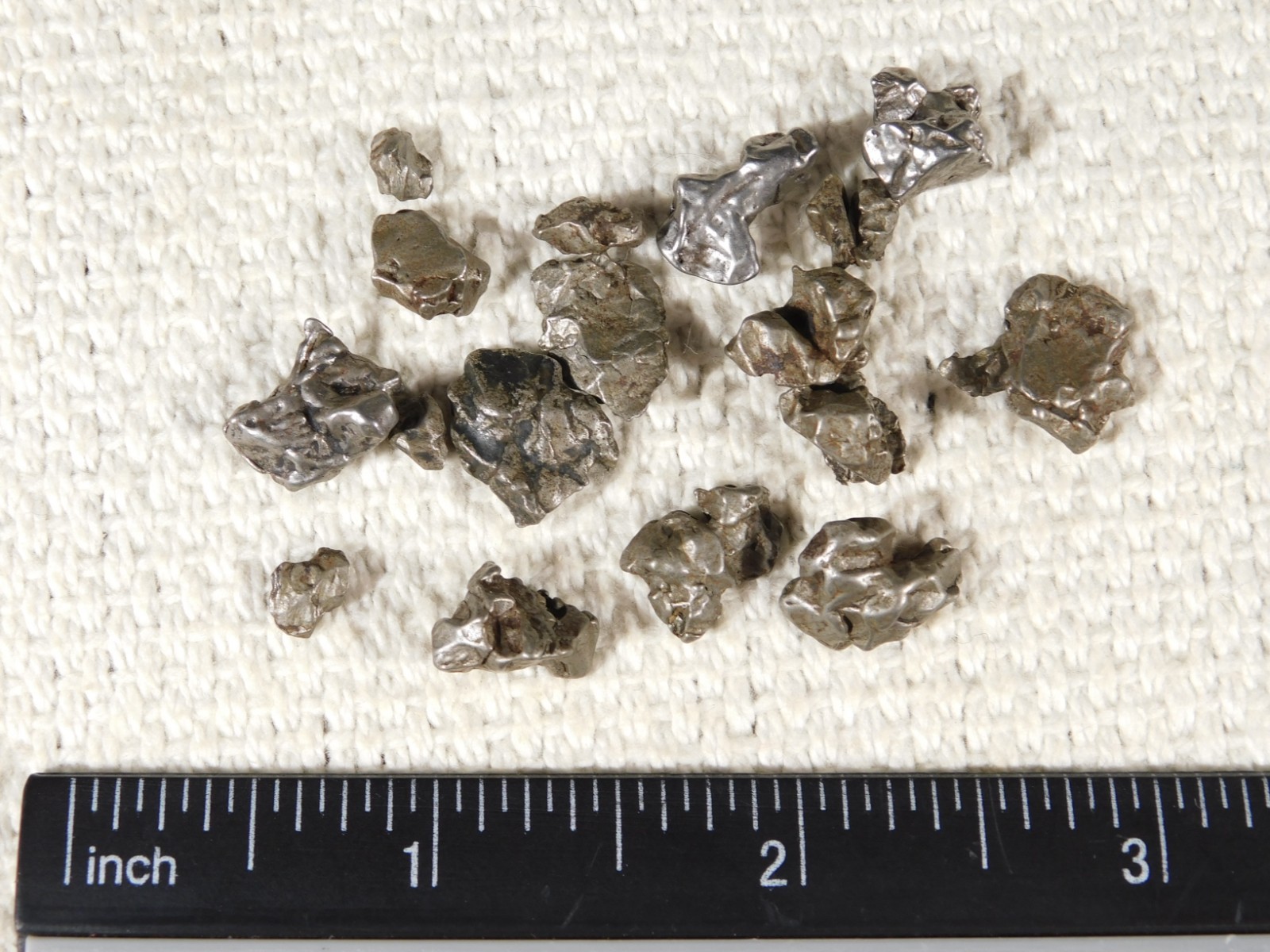 Big Lot of Little Campo Del Cielo METEORITES 100% Authentic Argentina 20.0gr