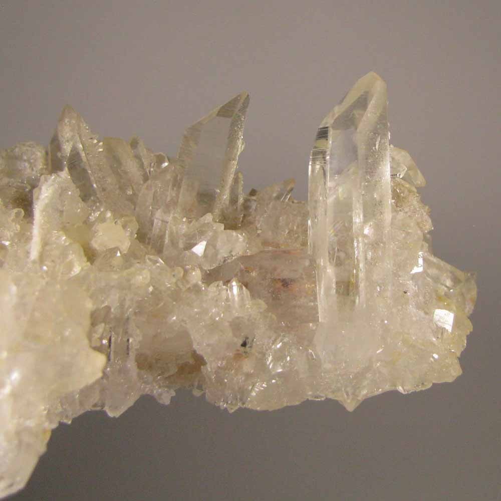 5.7″ Clear QUARTZ Crystals Cluster – Mt. Ida, Arkansas – 1.4 lbs.