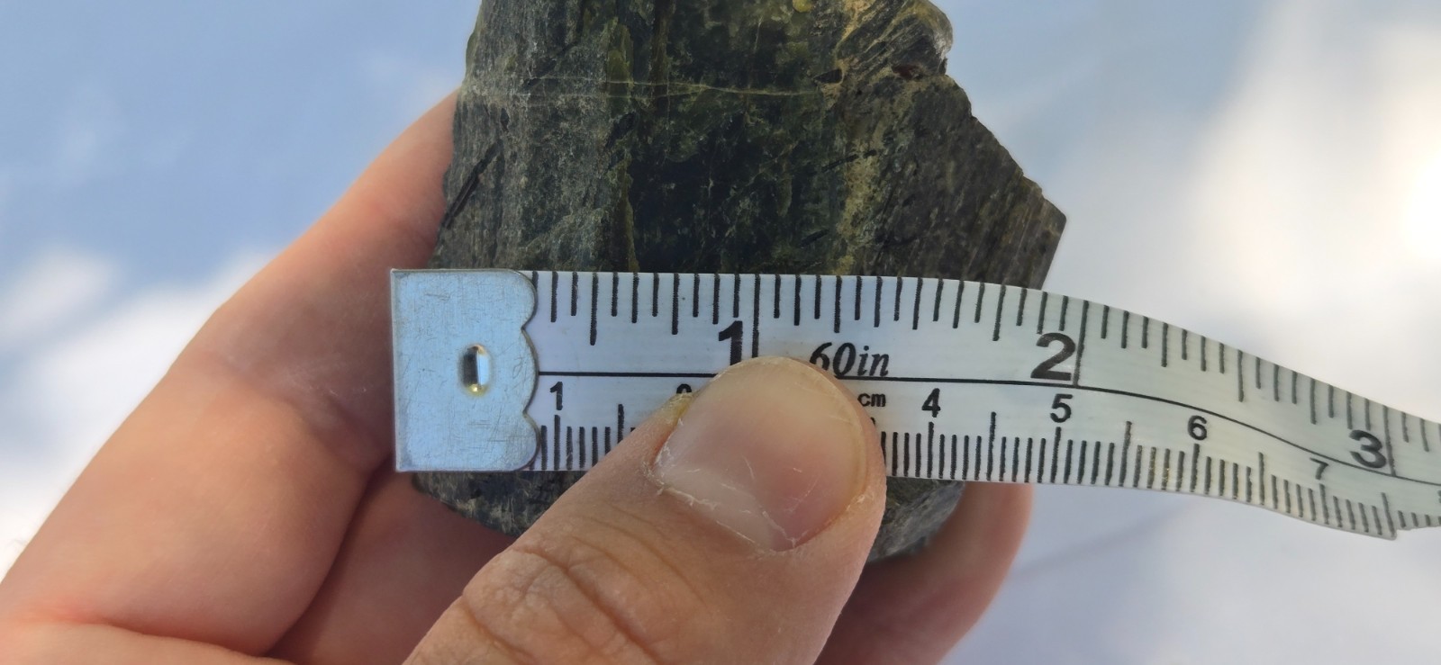 Beautiful Raw All Natural Green Epidote Crystal Stone Cabinet Specimen 6.2 Ozs
