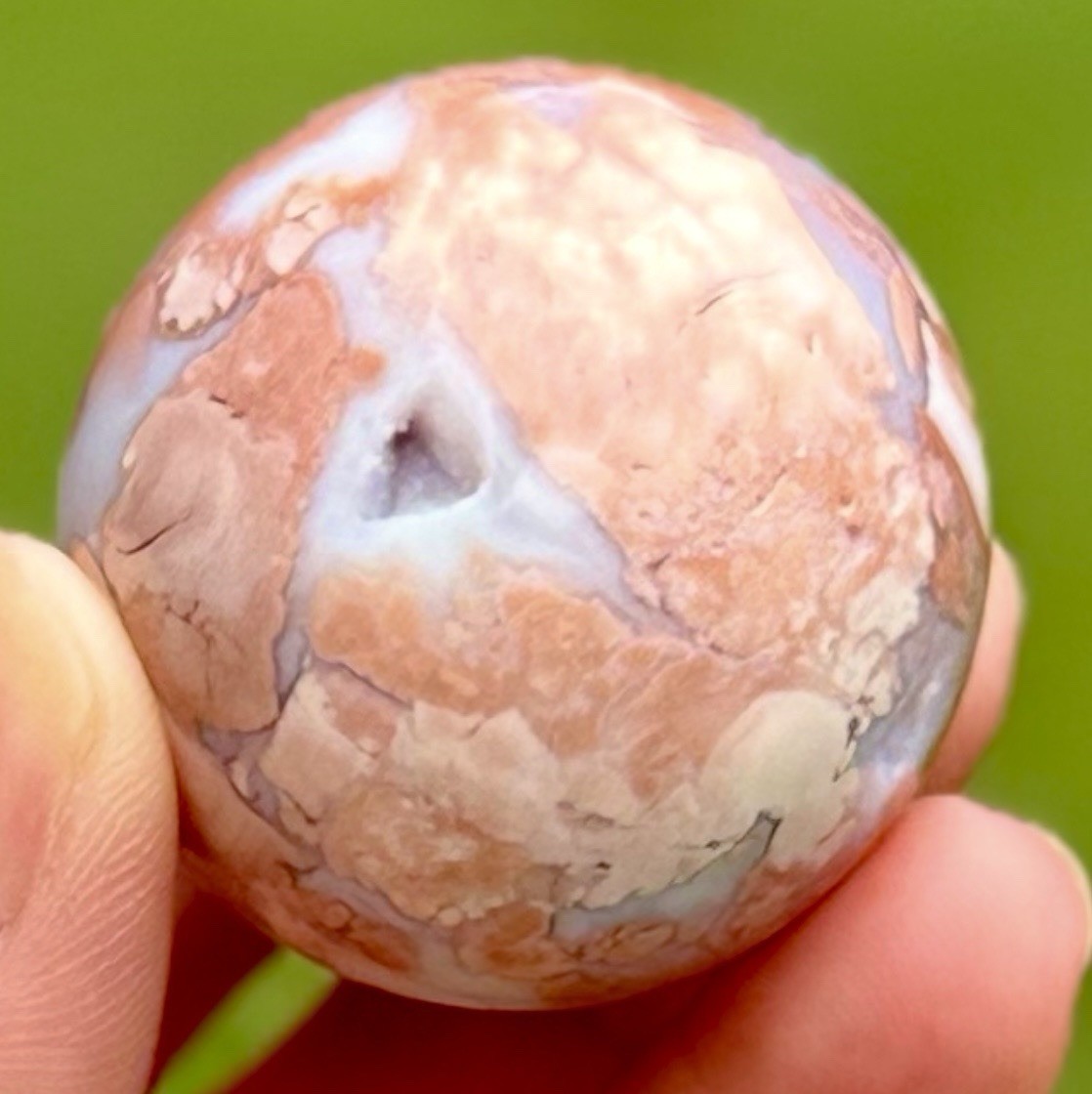 Cotton Candy Agate Sphere 40mm/87g