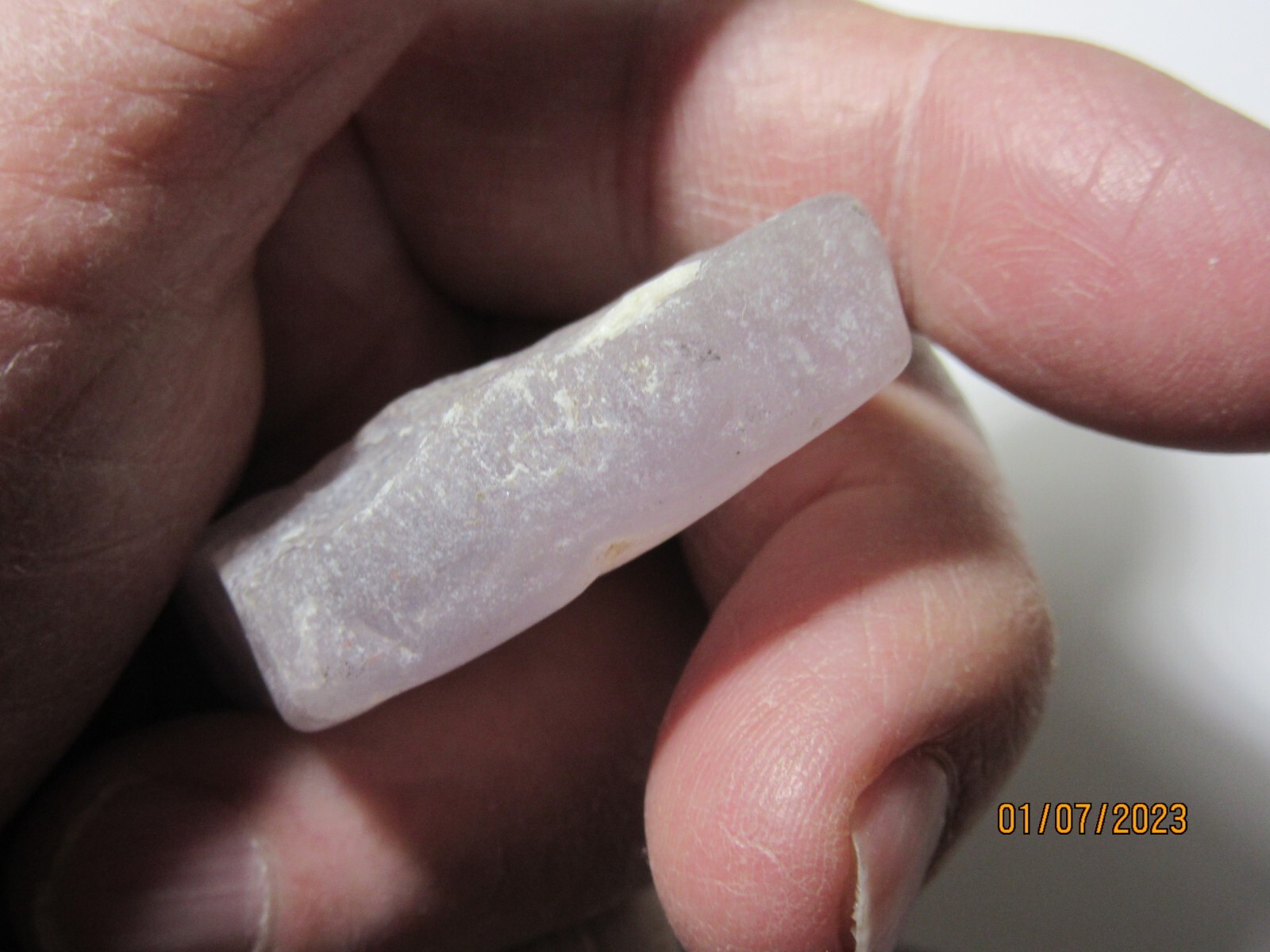 Natural Yttrium Fluorite Tumbled Crystal 1 7/8″ Mineral Collectible Reiki YFTM-1