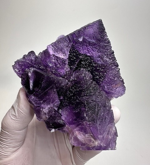 Large Clear Purple Fluorite Specimen – Hastie’s Quarry, Cave-In-Rock, Illinois