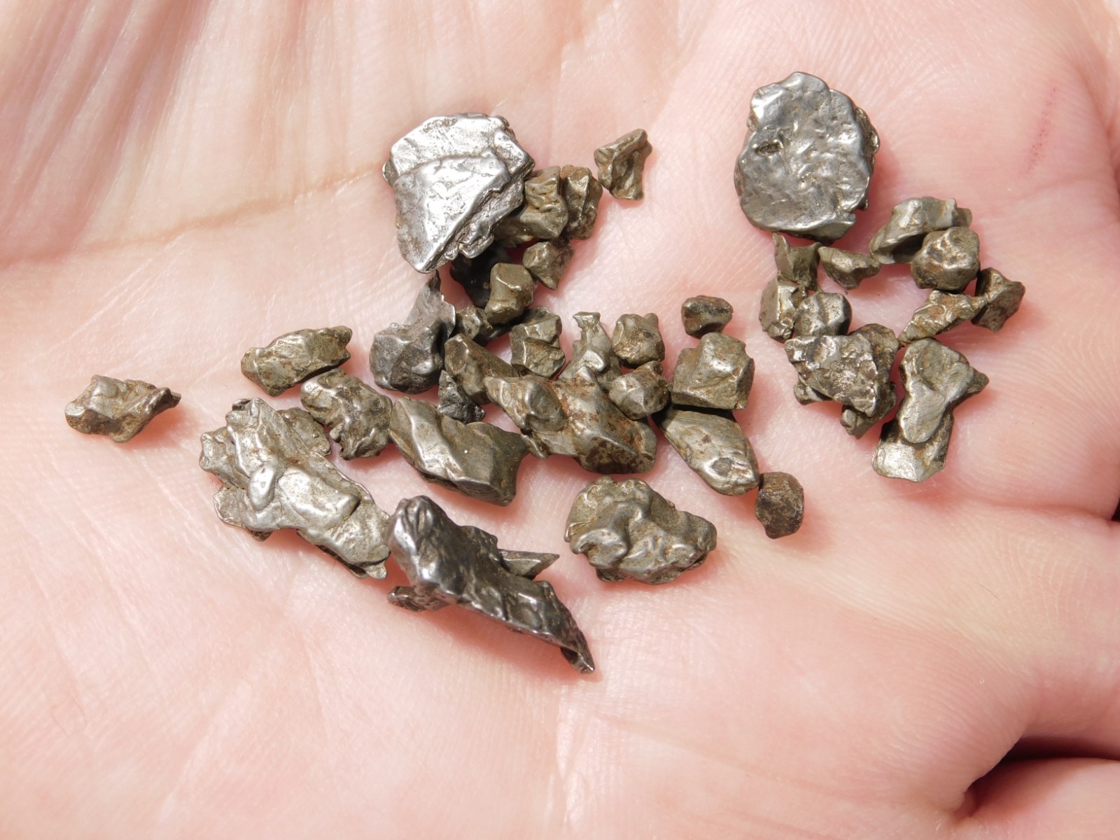 Big Lot of Little Campo Del Cielo METEORITES 100% Authentic Argentina 13.4gr