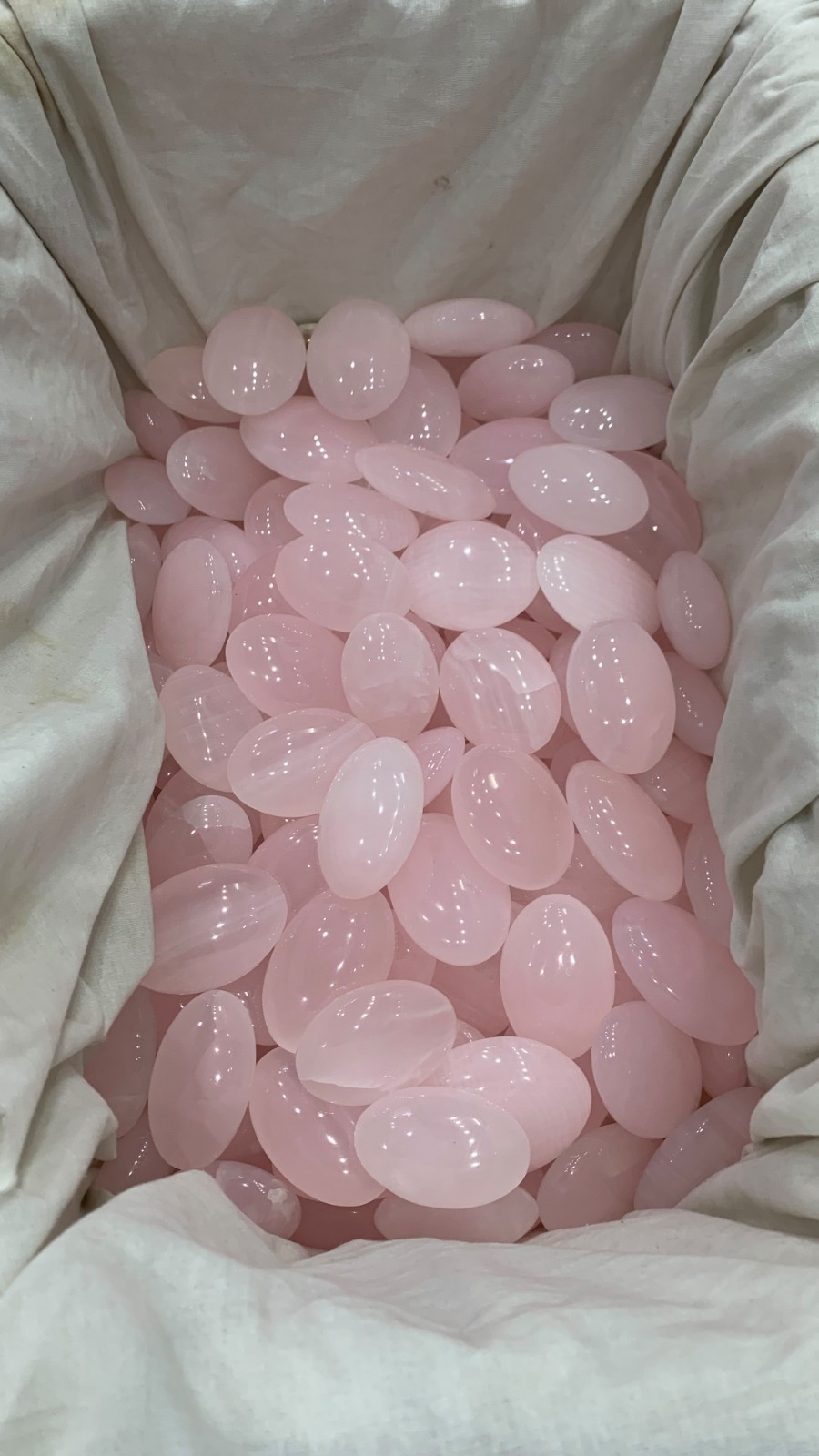 12KG Top Quality Pink Calcite Palm Stones Lot Natural Healing Crystal Wholesale