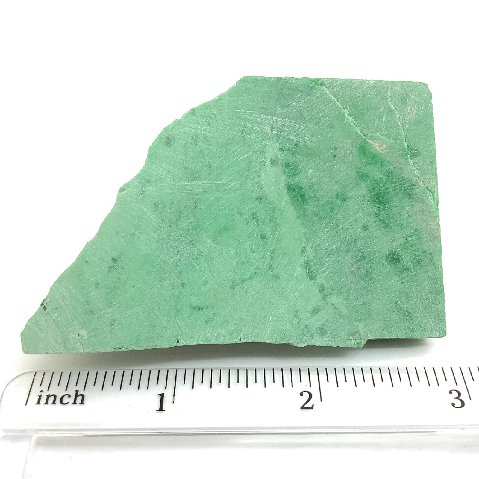 Siberian Jade Lapidary Stone Chromium Green Jadeite Jade Polar Urals Russia 188g