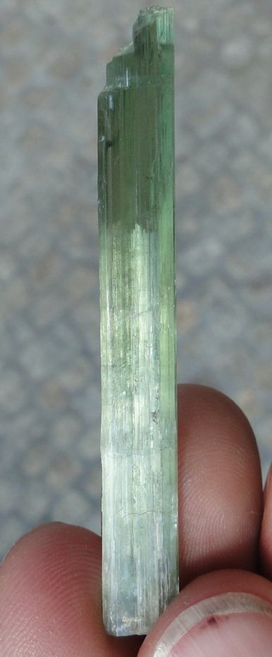 2-3/8″ Unique Green Color – Gem TOURMALINE – DRAVITE – Mwajanga, Tanzania !