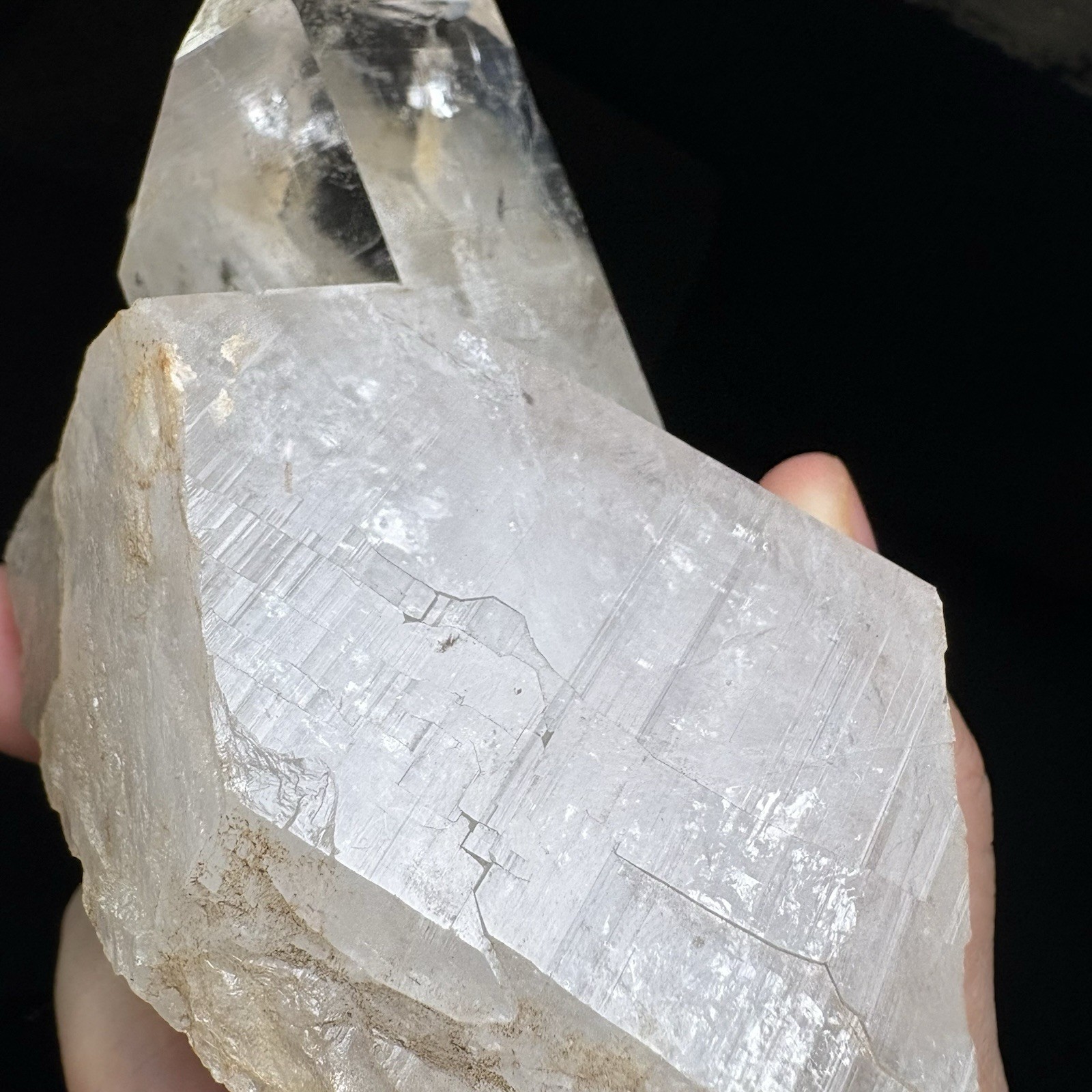 1Lb Large Quartz Cluster w/ Rainbow Natural Raw Mineral Himalayan Heal Reiki