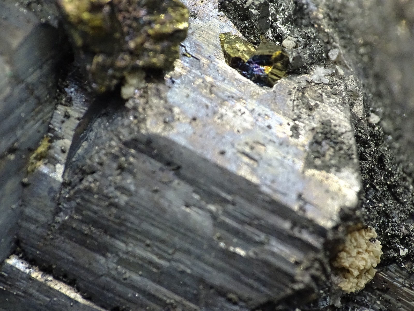 Silvery-white Arsenopyrite and Pyrite, China
